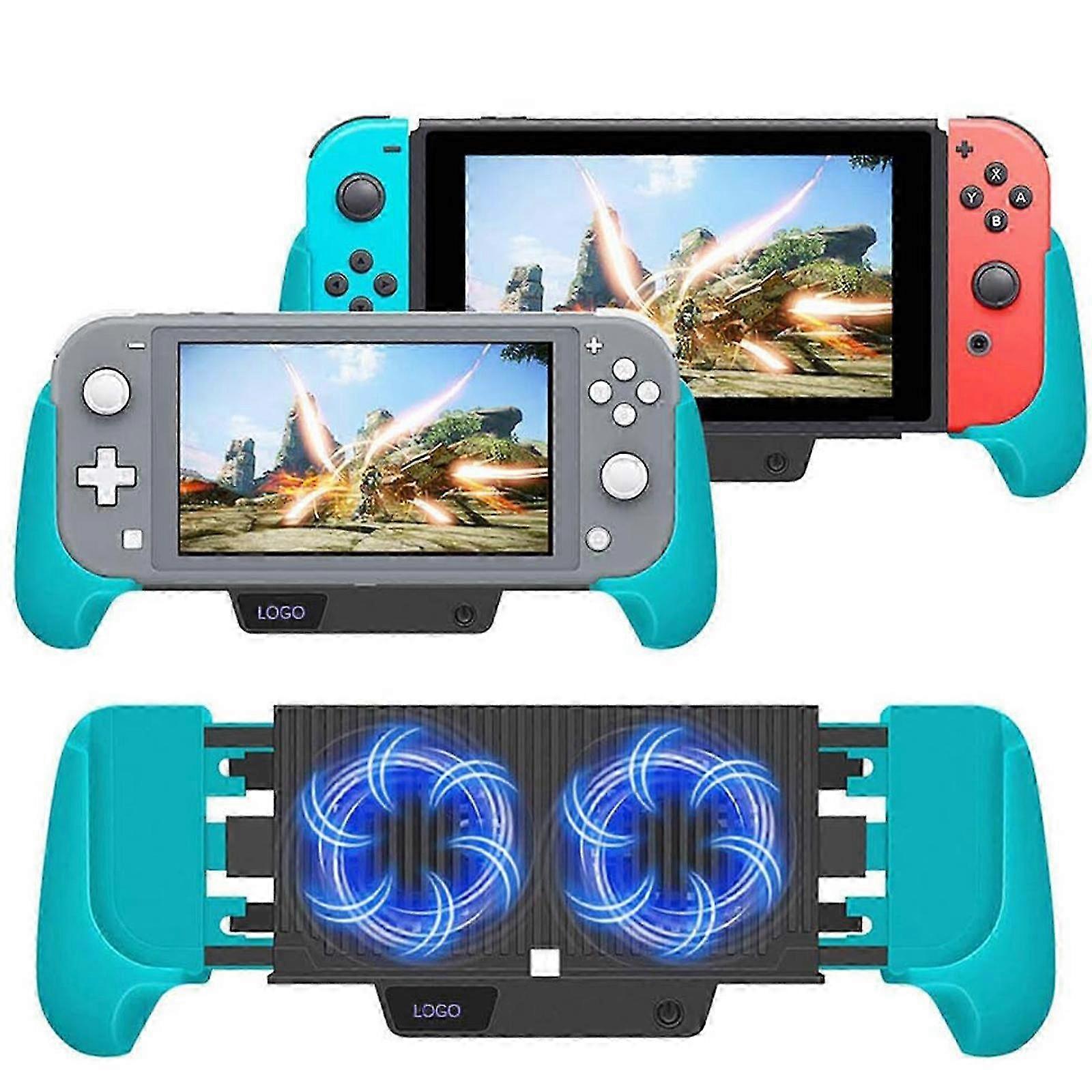 Hand Grip Holder Console Radiator for Switch/ Switch Lite, Portable Joy-Con Charger Dock Cooling Gaming Grip Holder for Switch/ Switch Lite
