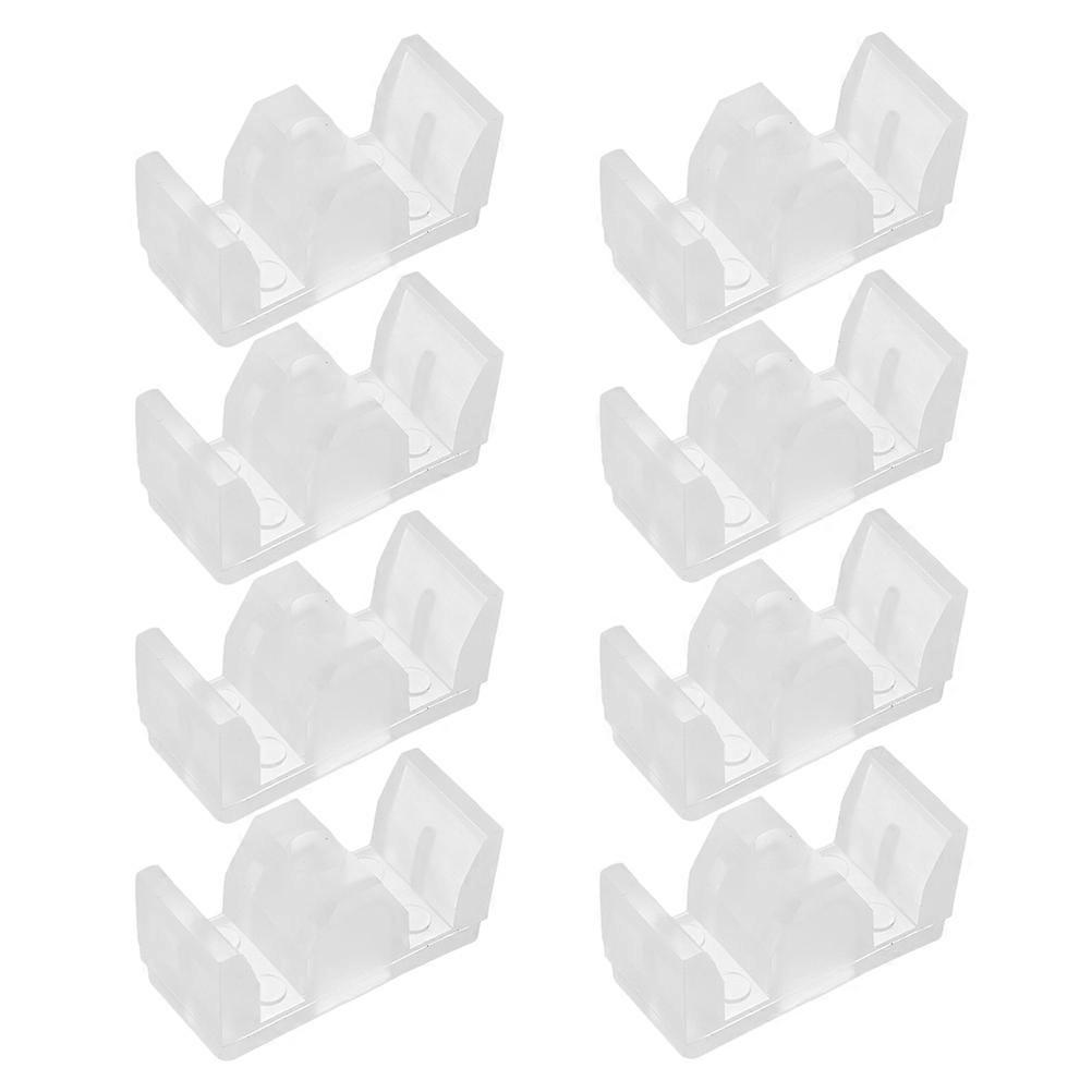 Shower Door Transparent Sliding Door Bumper Pad 8Pcs Pack
