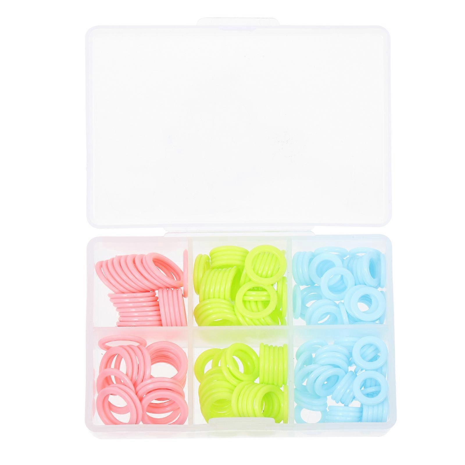 Knitting Markers Rings for Crafting 2 Boxes with Storage Box