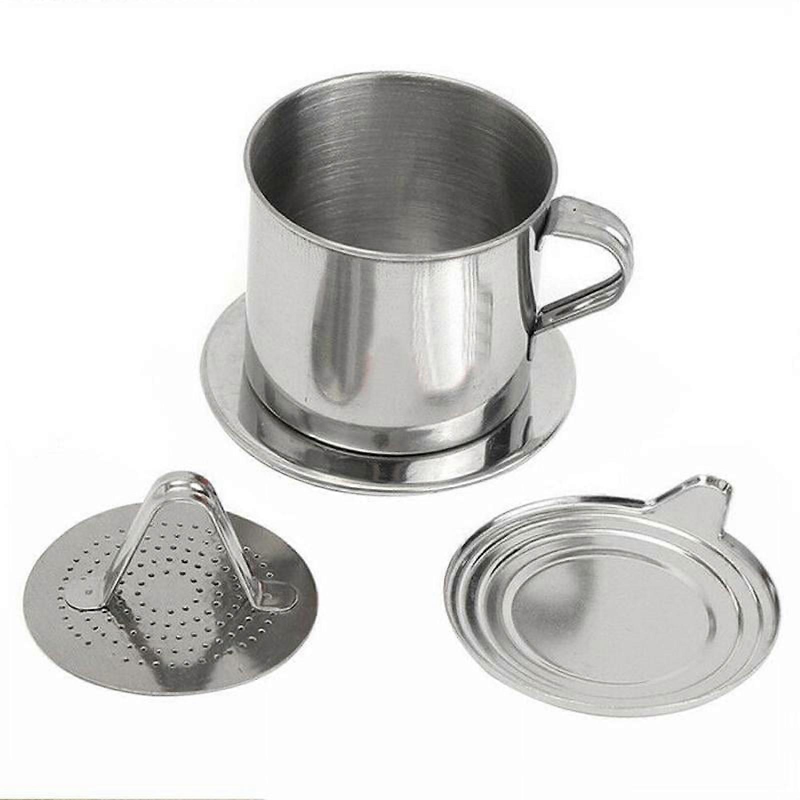 Steel Vietnamese Coffee Drip Press For Office Cup E2I8 Single W2R1 D0S3
