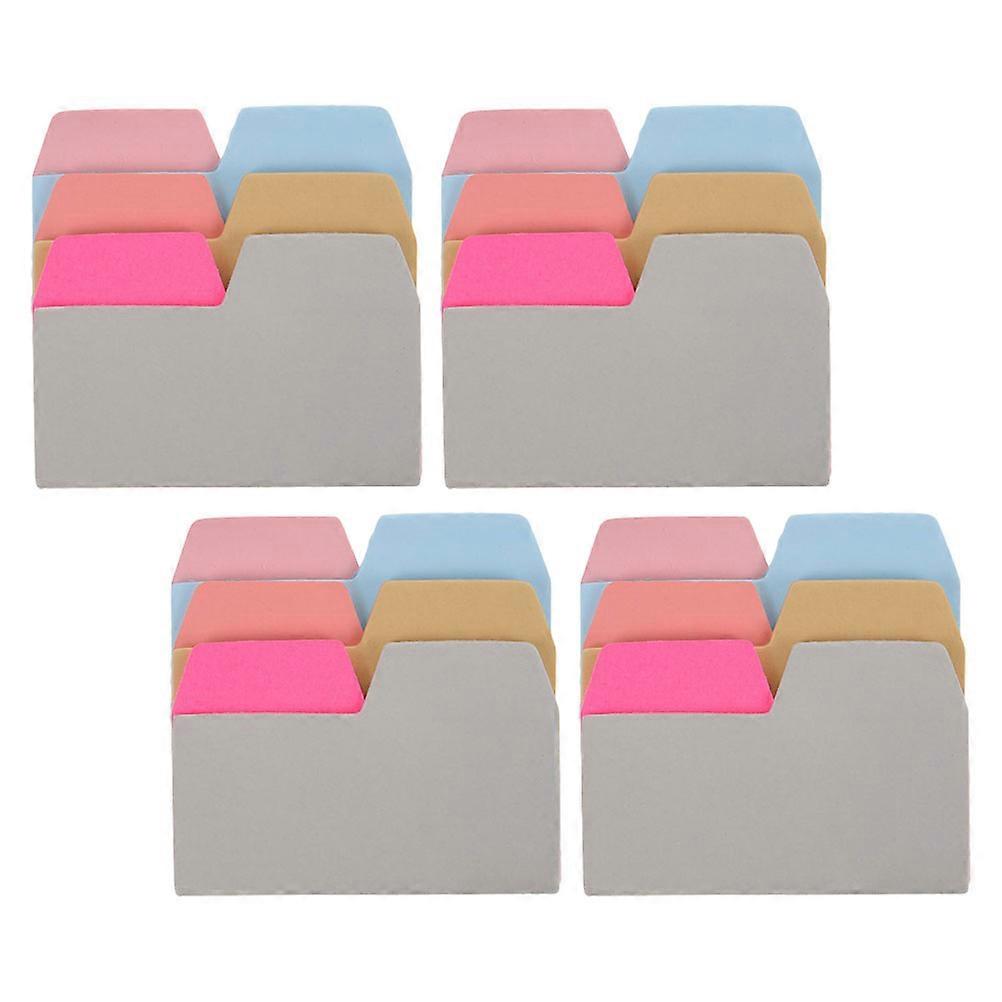 Sticky Page Markers Assorted Color Repositionable Book Markers with 720Pcs