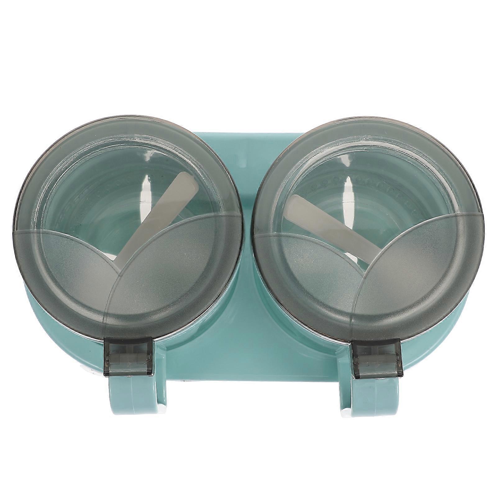 Condiment Box Kitchen Use Storage Holder 20X9CM Square Green Easy To Clean 1PC