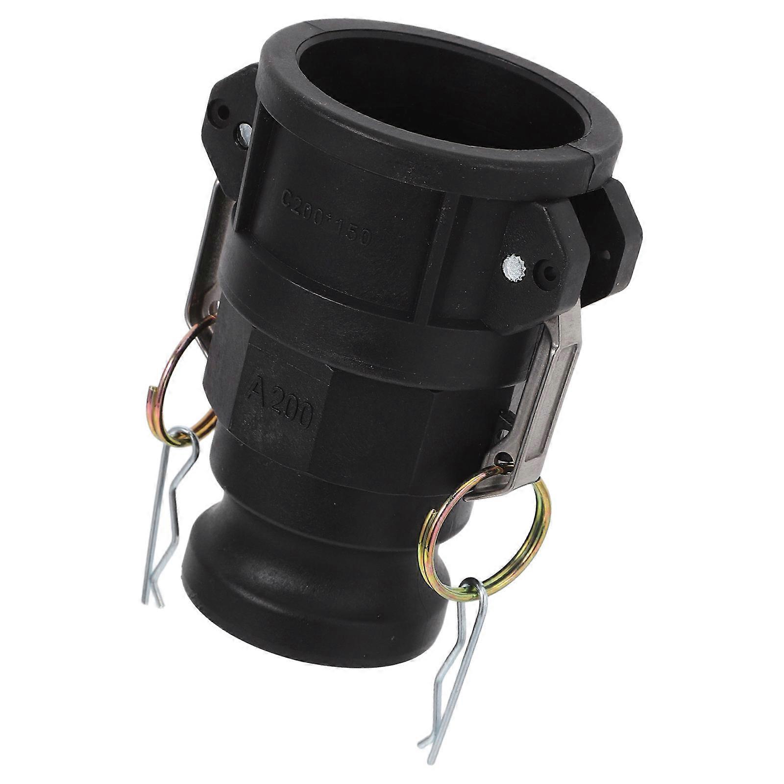 IBC Tank Quick Connect Fittings For Water Pumps Fast Connection And Disconnection Black HDPE Adapter 2 Sets