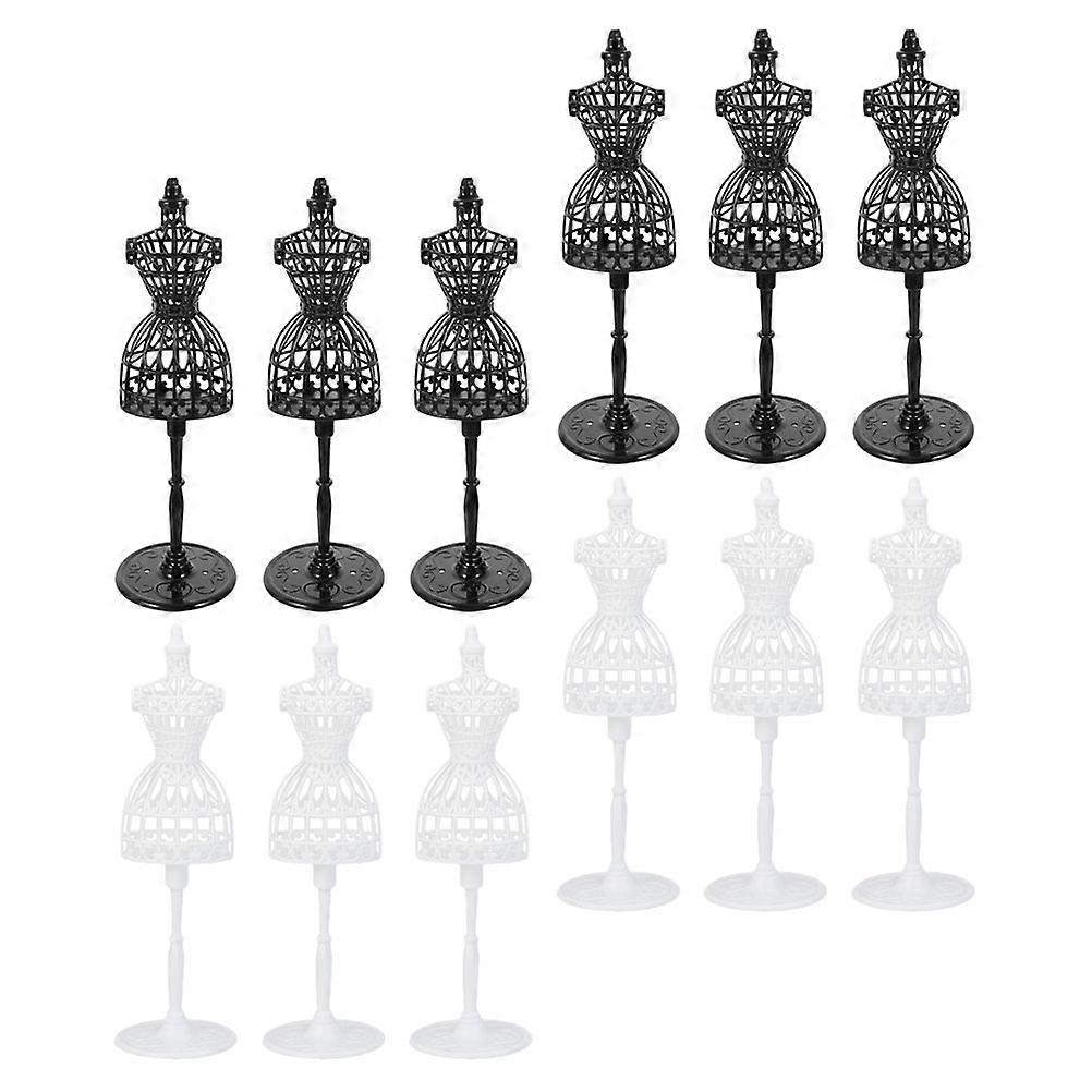 Mini Dress Form Display Stand For Dollhouse Accessories In Assorted Color Designed For Elegant Clothing Presentation With 60 Pcs