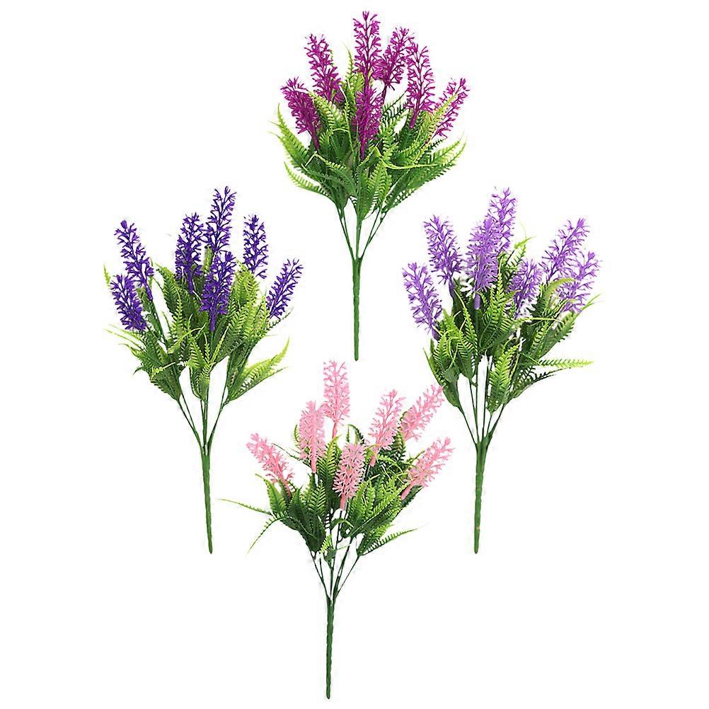 Lavender Flower Artificial Stem for Home Decoration 12Pcs