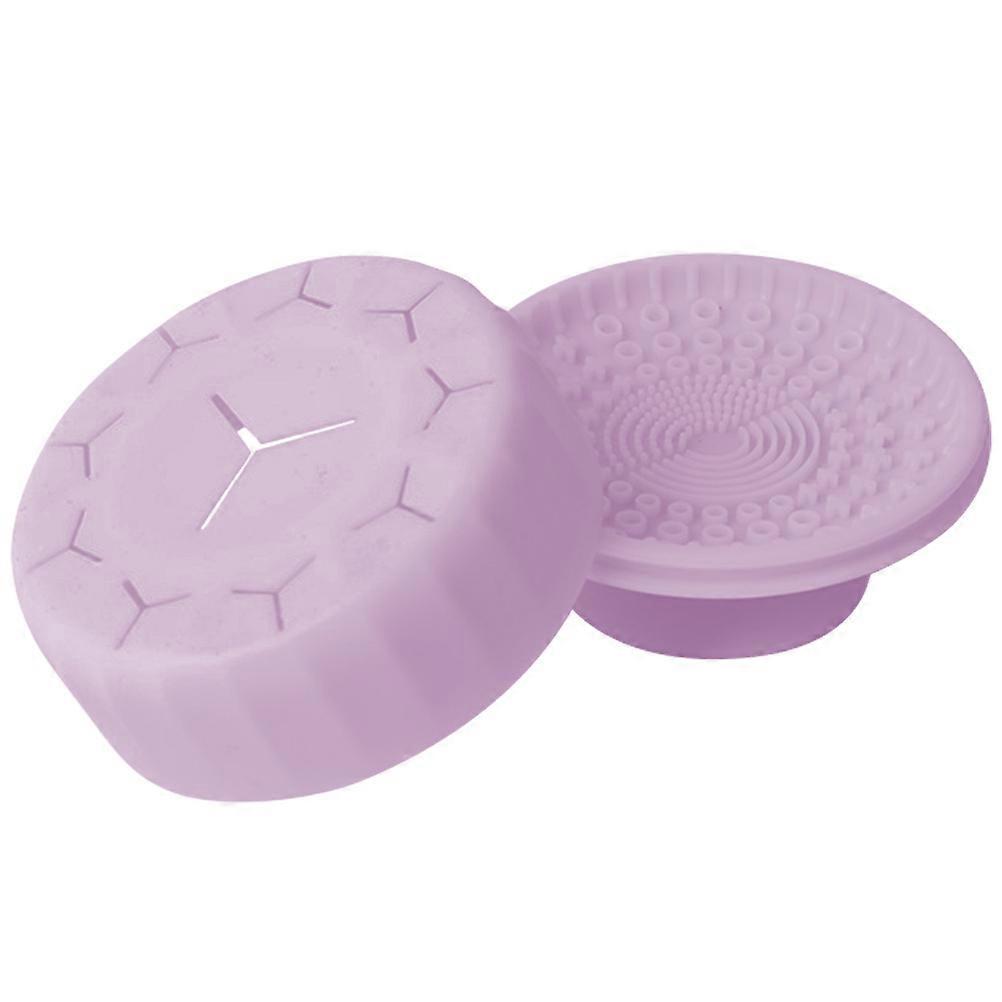 Silicone Makeup Brush Cleaner Box Dual-Use Cleaning Tool Oil Removal For Daily Use 1Pack