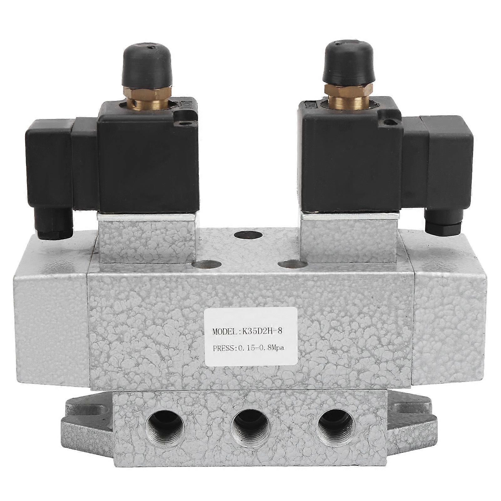 High quality  Three-position five-way solenoid valve double electric control