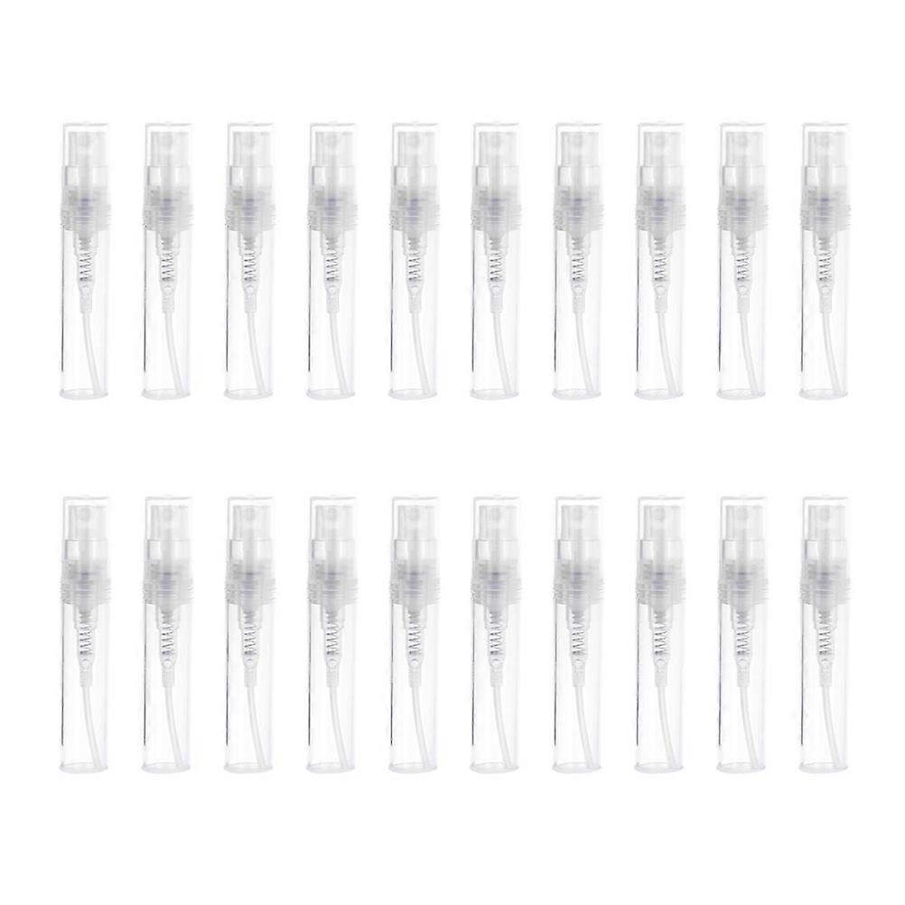 Portable Spray Bottle Refillable for Storage 100Pcs Transparent Plastic Bottles