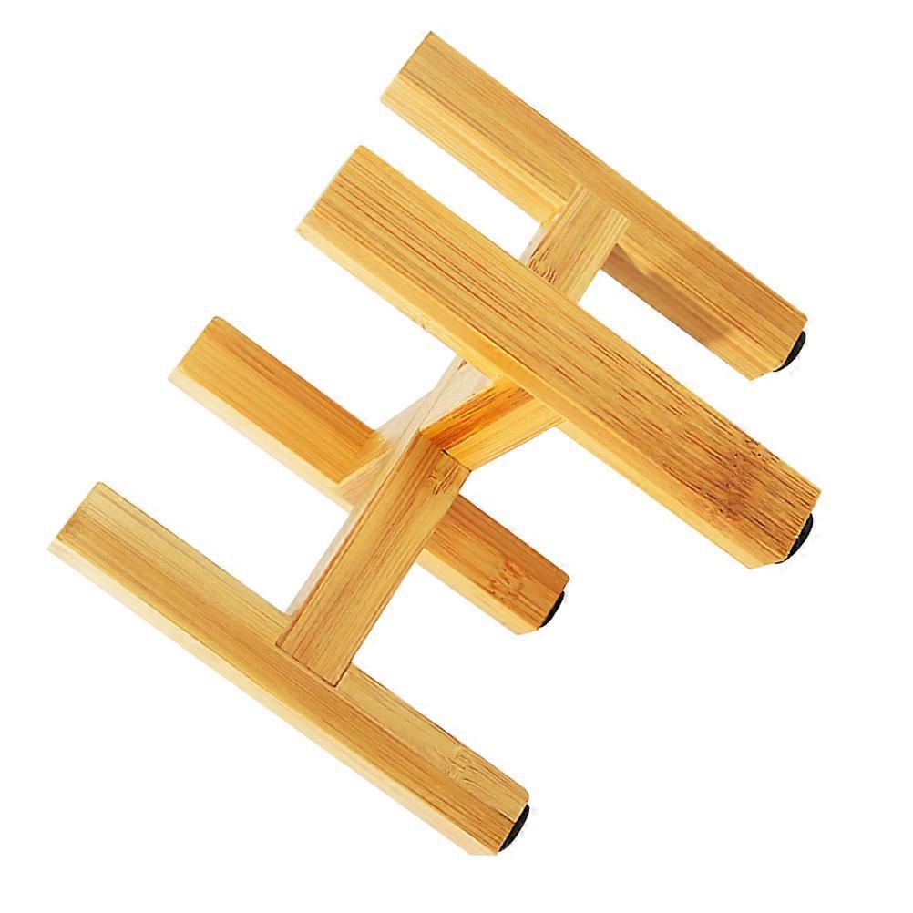 Wood Plant Stand for Display Solid Wood Flowerpot Holder Rack