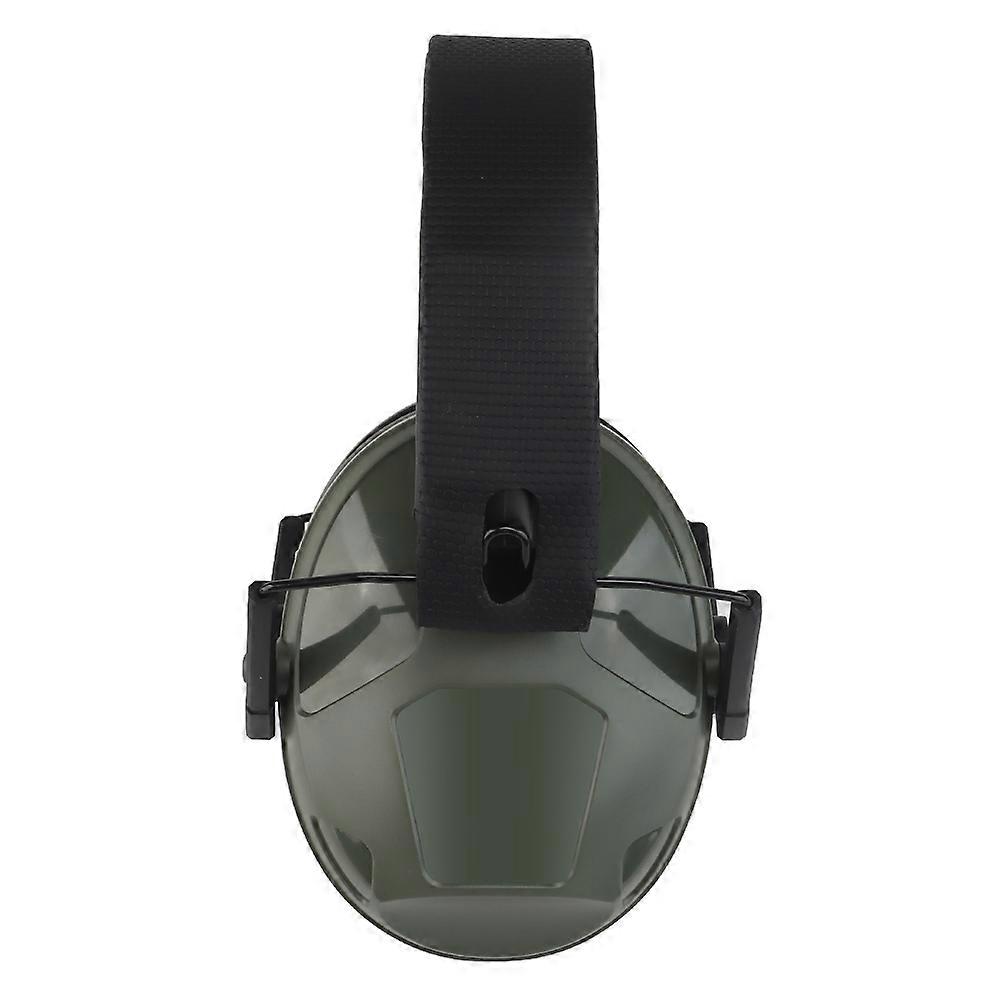 Shooter Headset for Listening Use Noise Reduction 2Pcs Green Nylon ABS Material