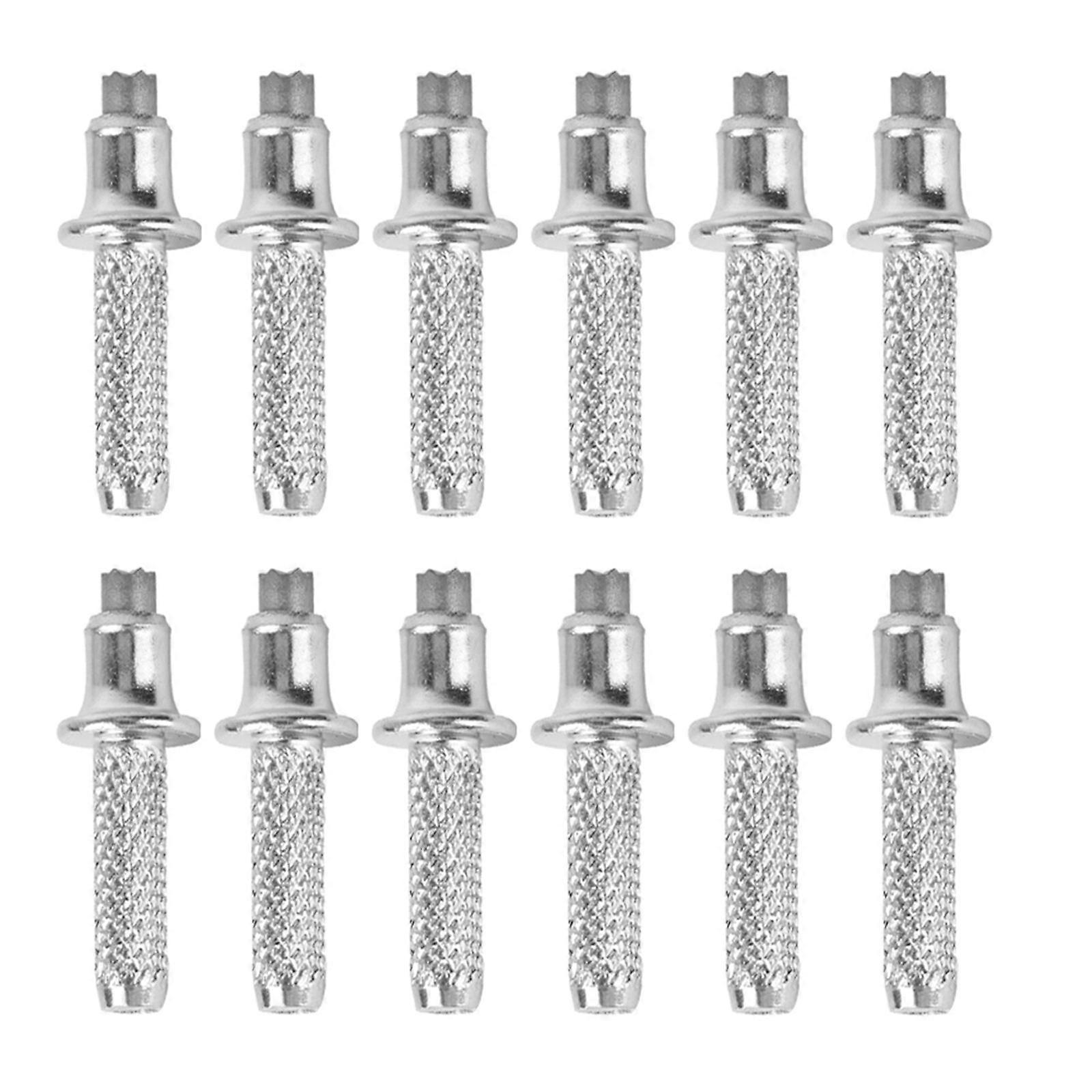 Replacement Tip for Climbing Alpenstock Walking Pole Tips 24Pcs Silver