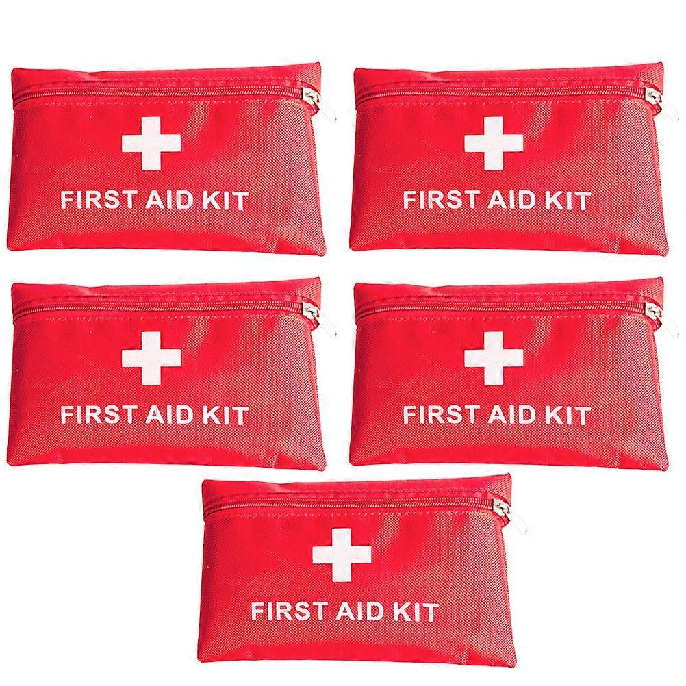 Organizer Bag Mini Red for Emergency Storage 50Pcs Set