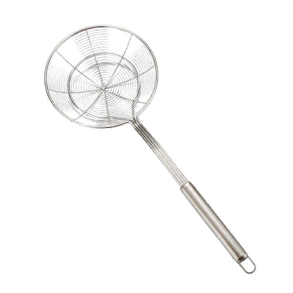 Oil Filter Strainer Stainless Steel Spoon for Kitchen Use 2Pcs