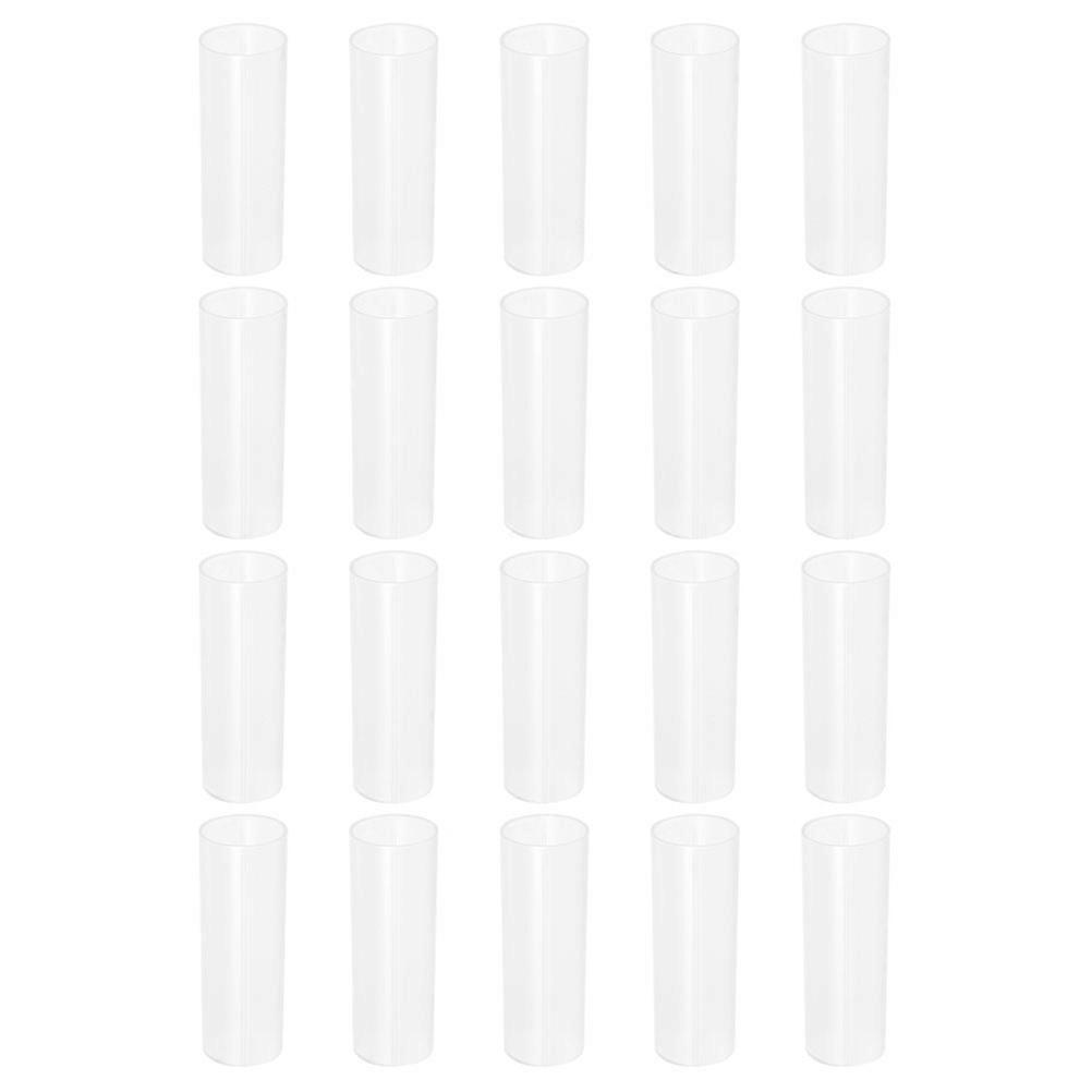 Plastic Battery Sleeve for Flashlight Insulation Tubes 100Pcs Pack