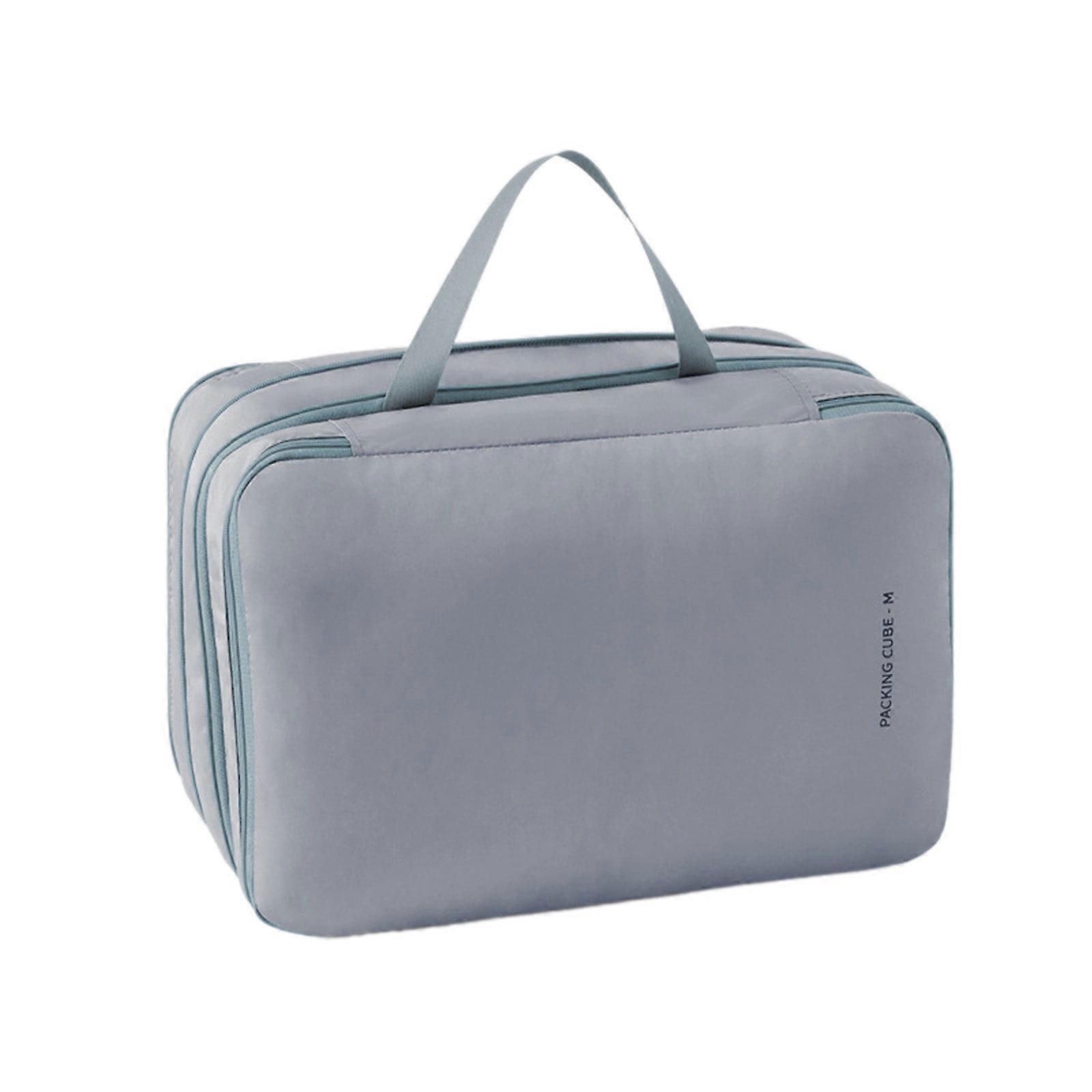 Kdkad Travel Clothes Storage Bag, Extra Large Compression Packing Cubes, 2 Layer Expandable Luggage Organizers Compatible with Suitcases & Backpacks