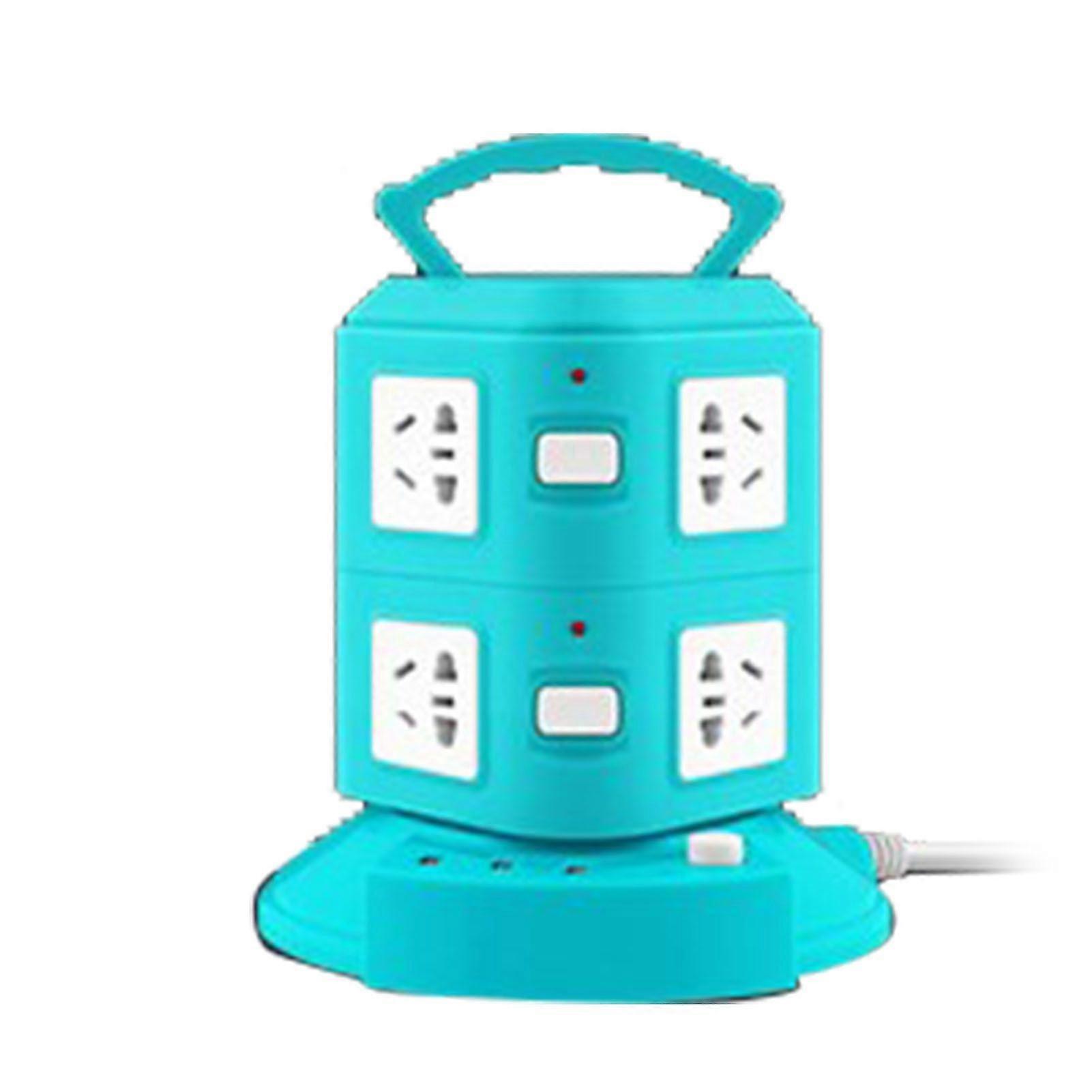 Power Strip Tower Type Multifunctional Socket Outlet Overload Protection Portable Power Socket with USB Port 220V 10A