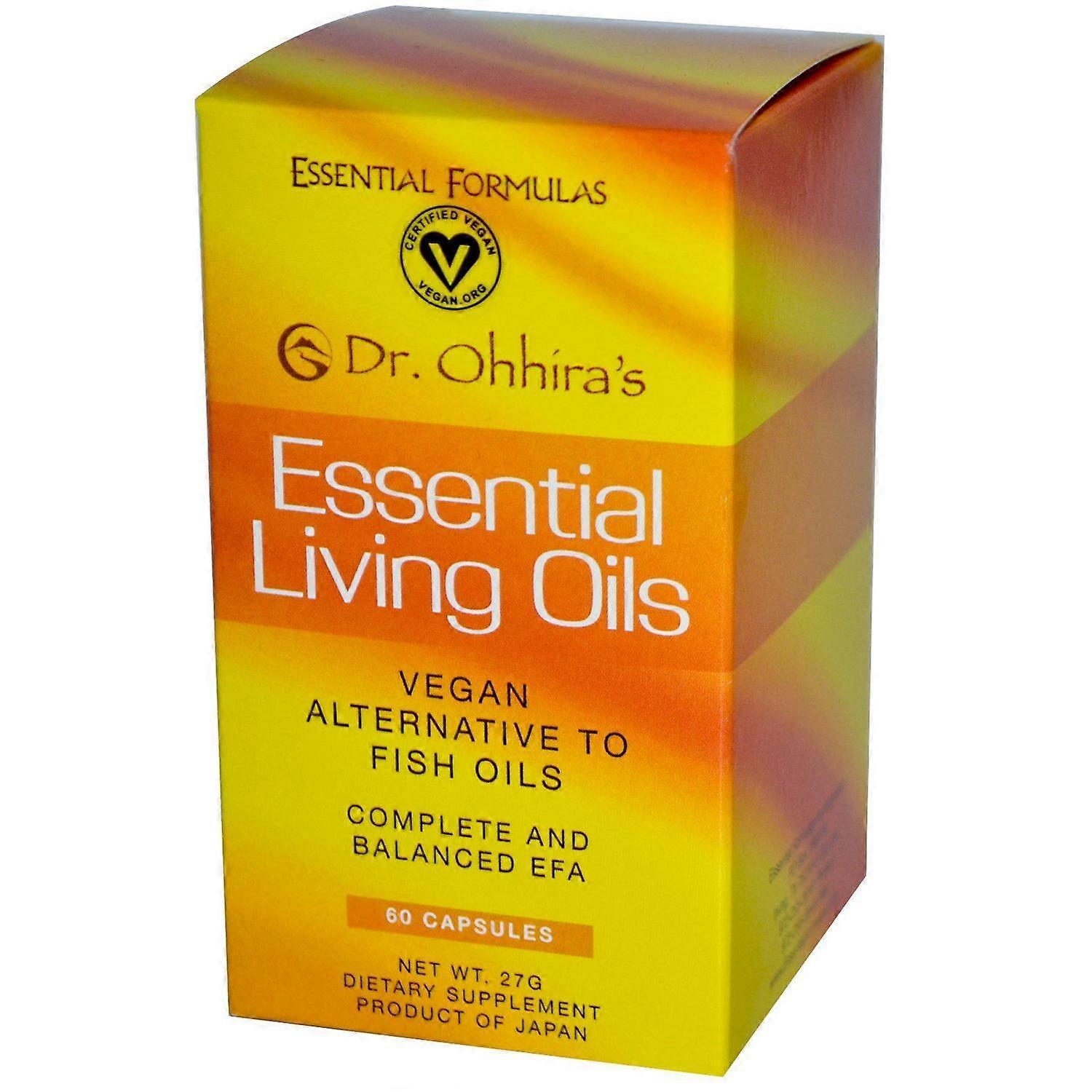 Dr. Ohhira's, Essential Living Oils, 60 Capsules