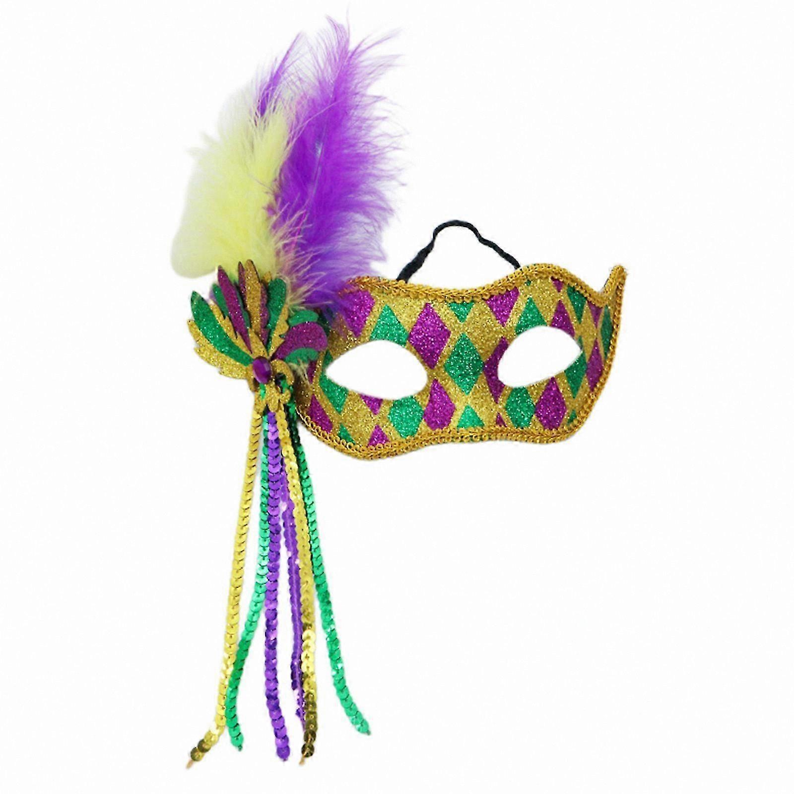 Masquerade Half Face Mask for Festivals, Parties, and Weddings - Unisex Costume Accessory for Halloween and Carnival Events