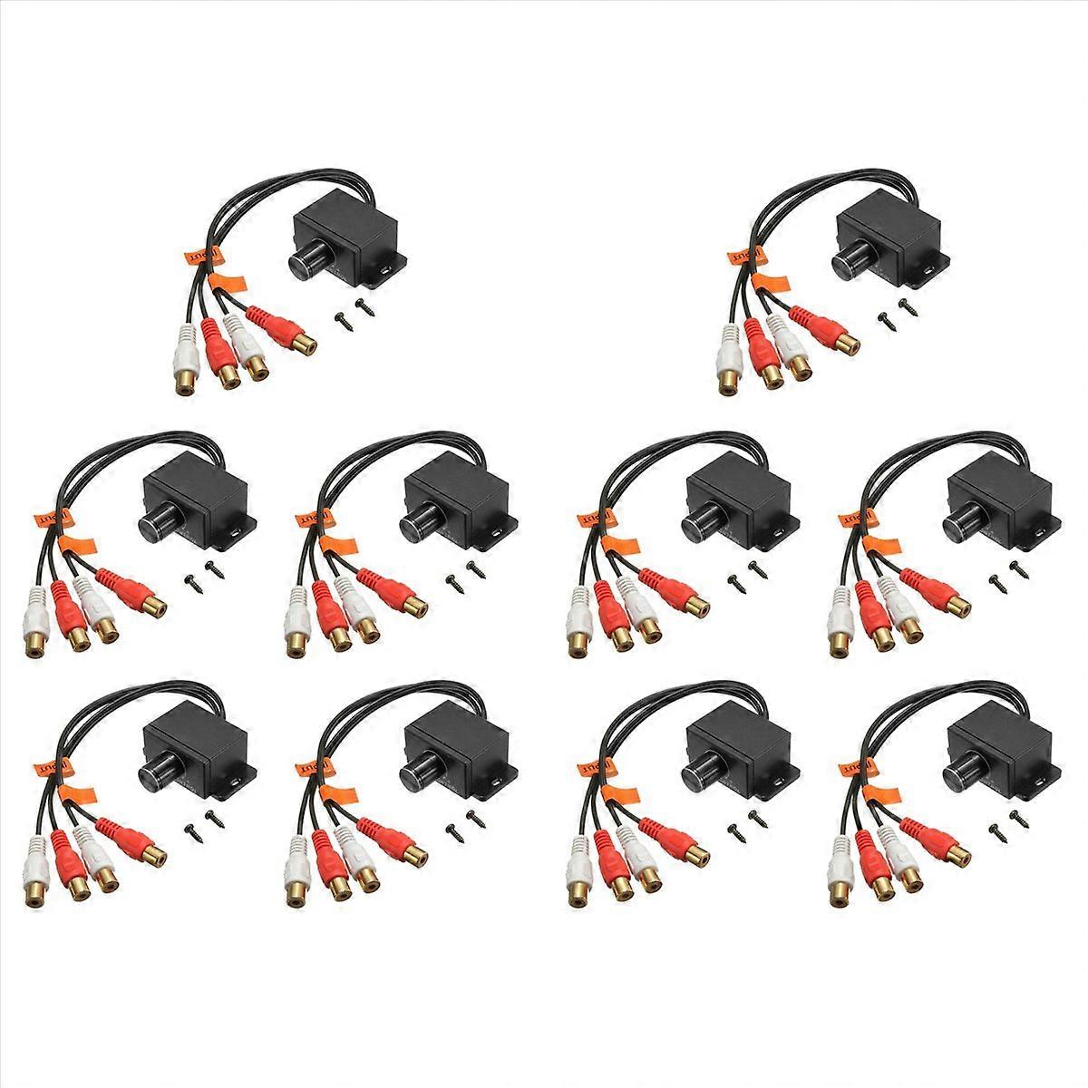 10X Universal Amplifier Gain Level Volume Control Knob for Car Home Black