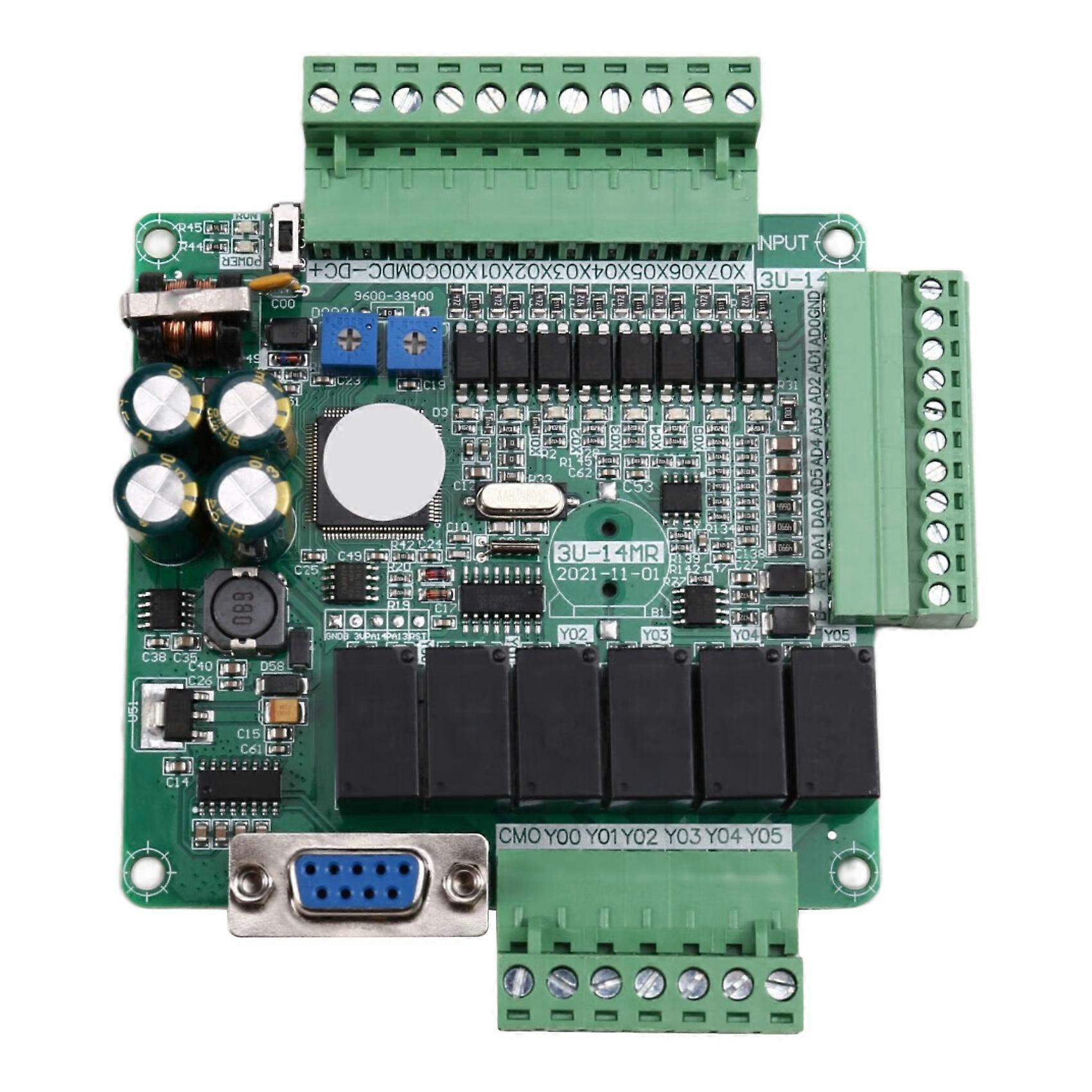 FX3U-14MR High Speed with Analog Programmable Controller PLC Industrial Board FX3U-14MR