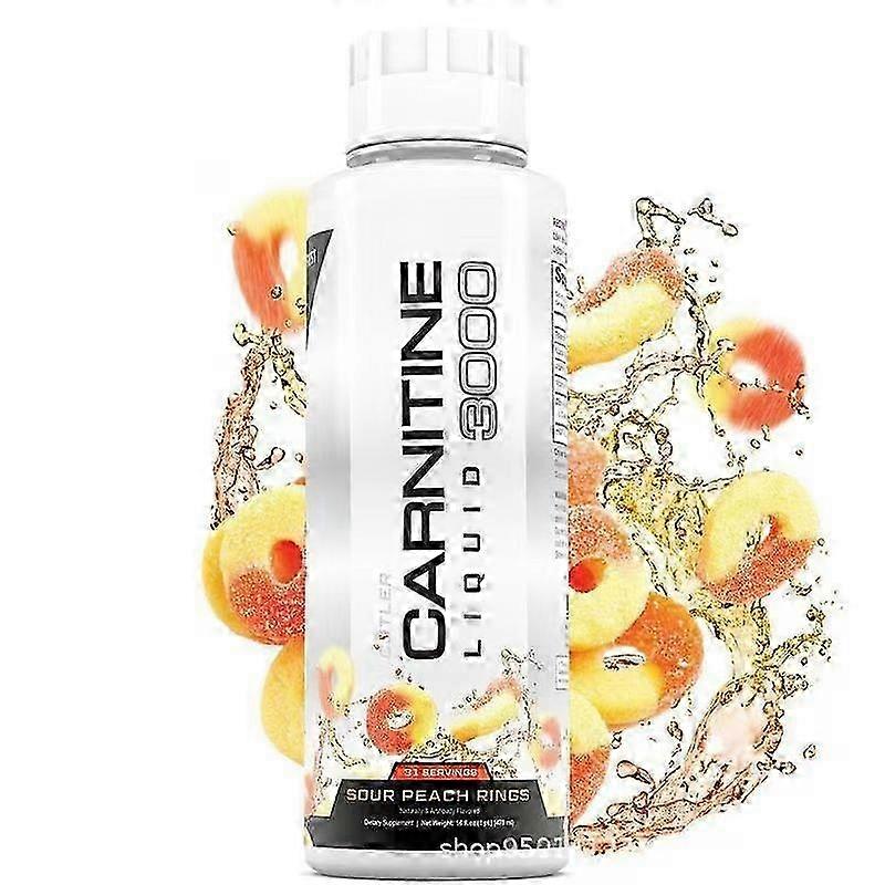 1 pc Cutler Nutrition נוזלי L-קרניטין 3000 מ"ג תוספי האכלה צינור אפרסק חמוץ