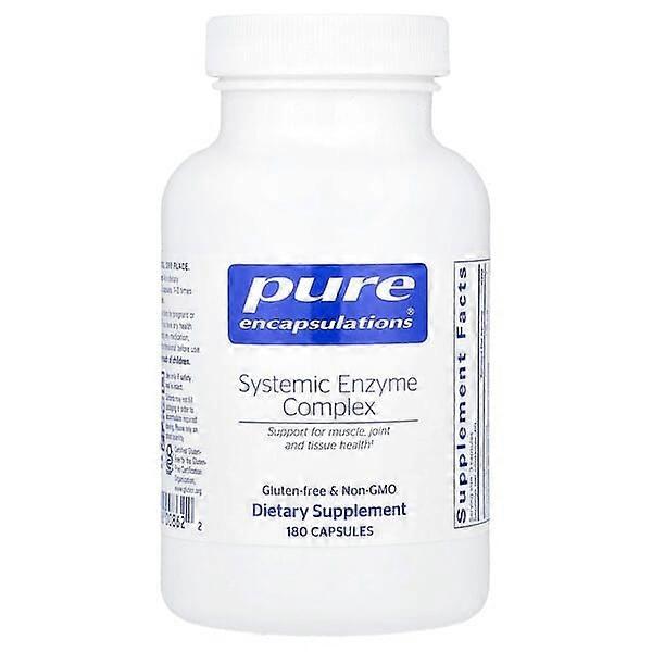 Pure Encapsulations, Systemic Enzyme Complex, 180 Capsules