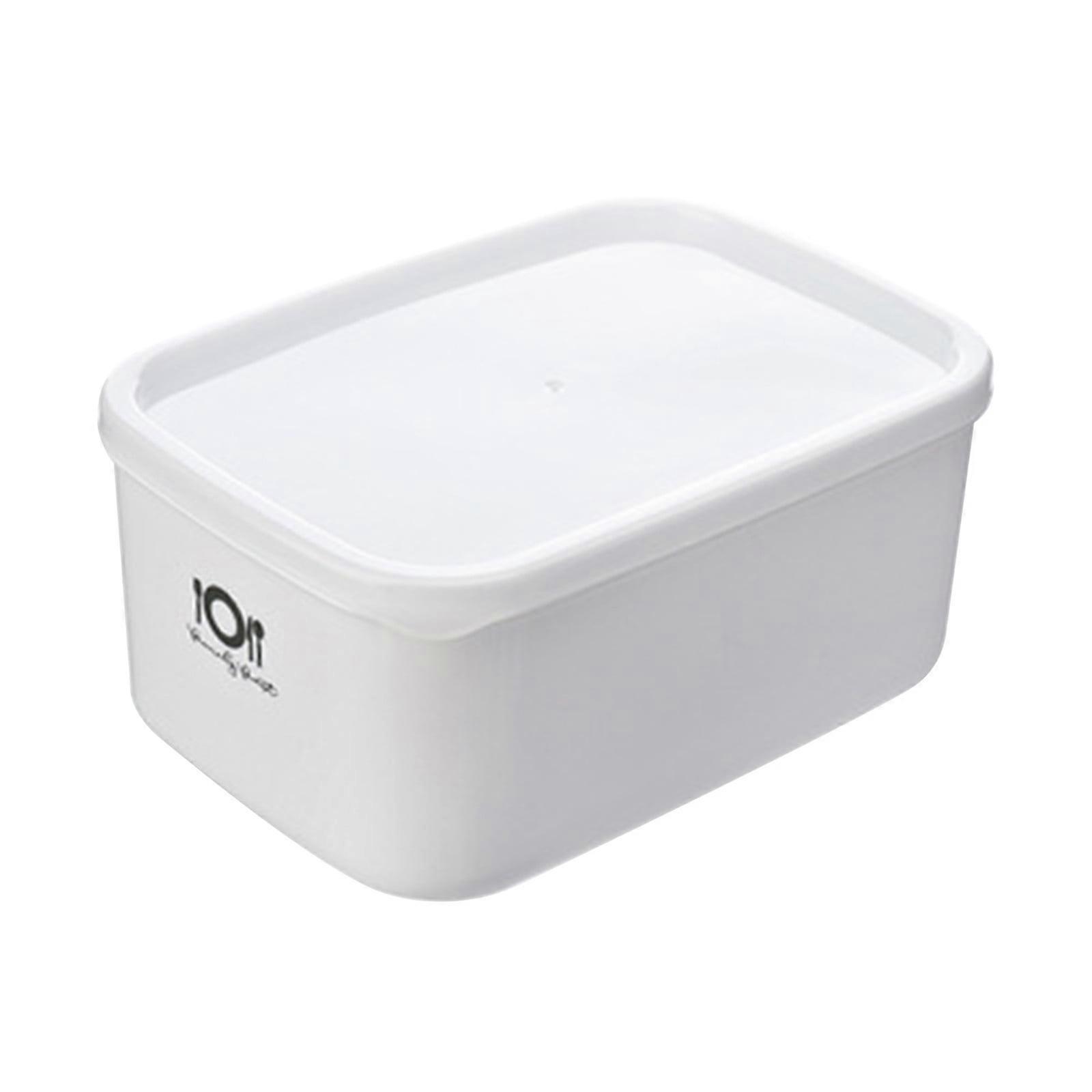 Kyusrd Refrigerator Fruit Preservation Box, Compatible with Microwave Oven Heating, Plastic Rectangular Lunch Storage Container