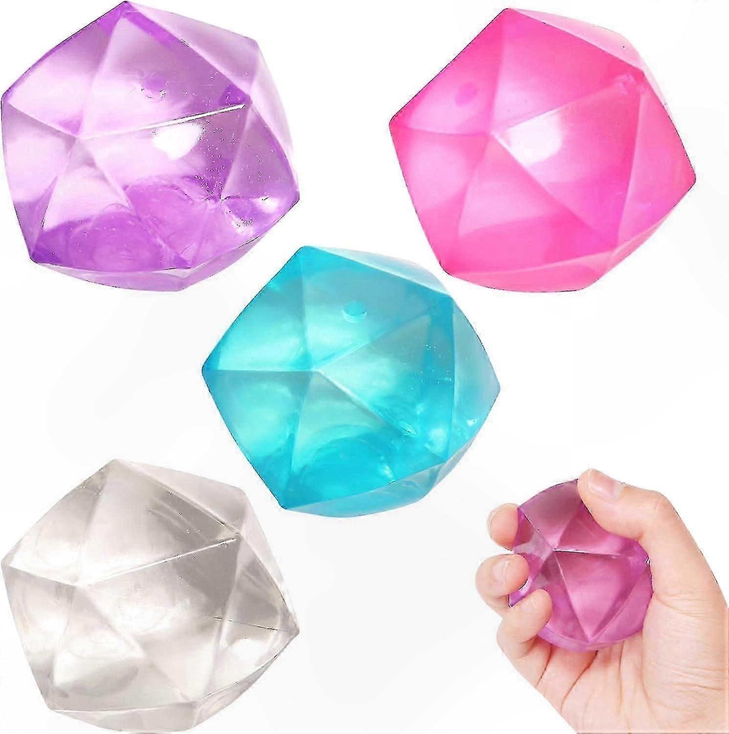 Random Color Soft Squishy Cube Sensory Toy for Hand Exercise and Relaxation Fidget Stress Balls Malt Sugar Design