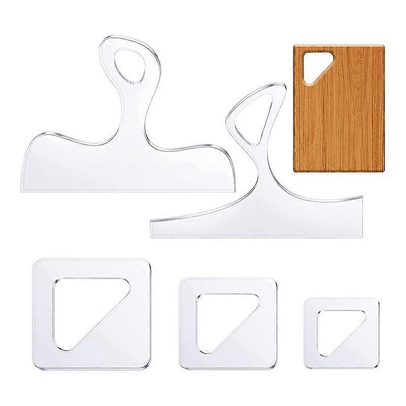 5 Pcs Router Templates for Woodworking Acrylic Templates