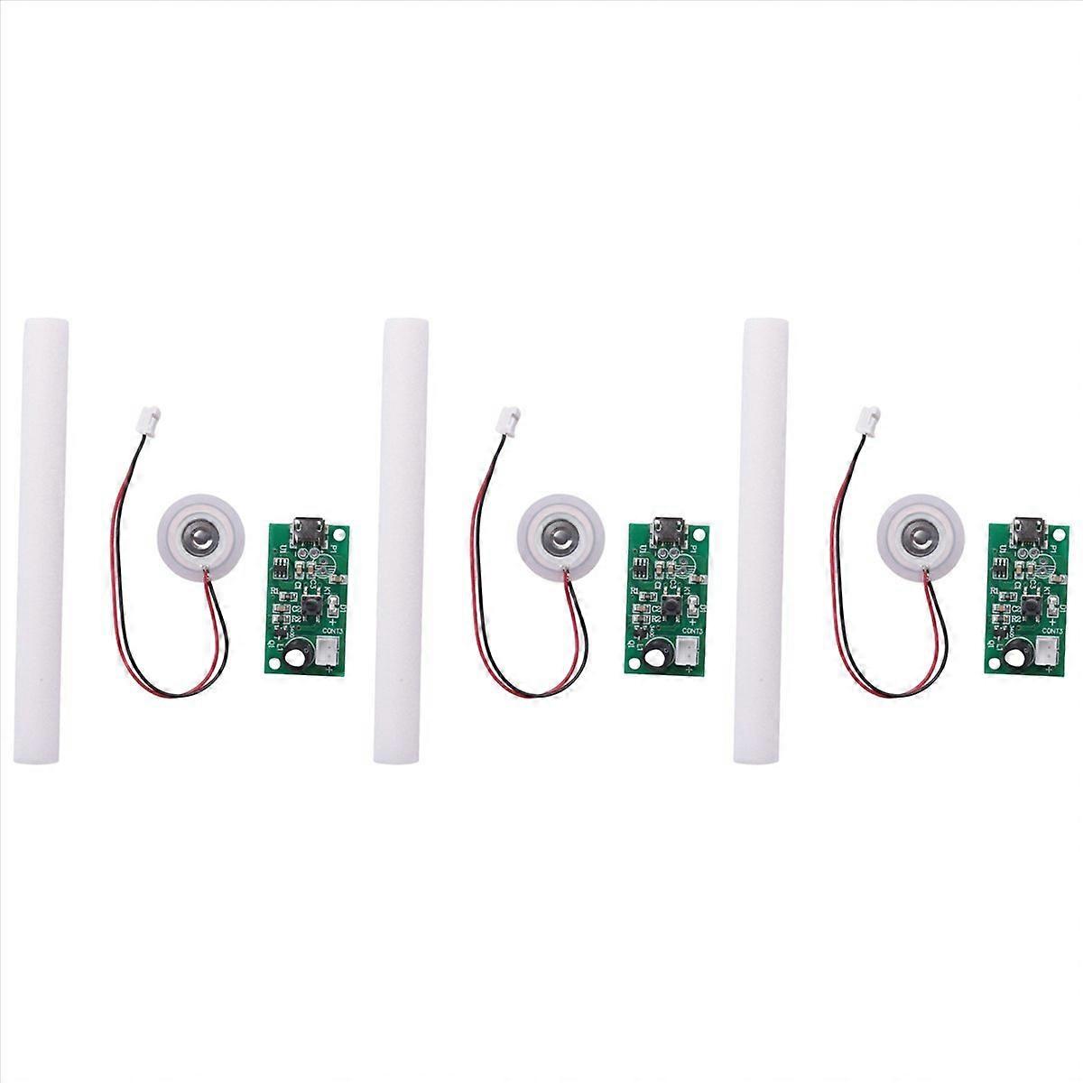 3Pcs Atomization Plate with USB Humidifier Module with Timing Switch
