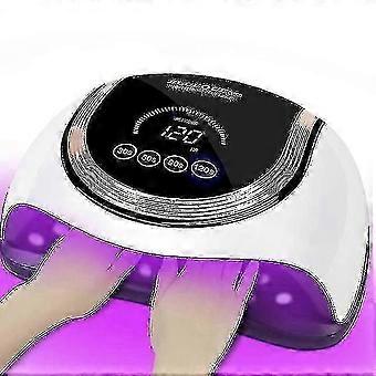 280w Uv Led Nagellampa 57 Led 4 Timer Nageltork Med Rörelseavkännande Minnesfunktion Avtagbar För Alla Nagel Gel Ljus Hem Salon Guanguan