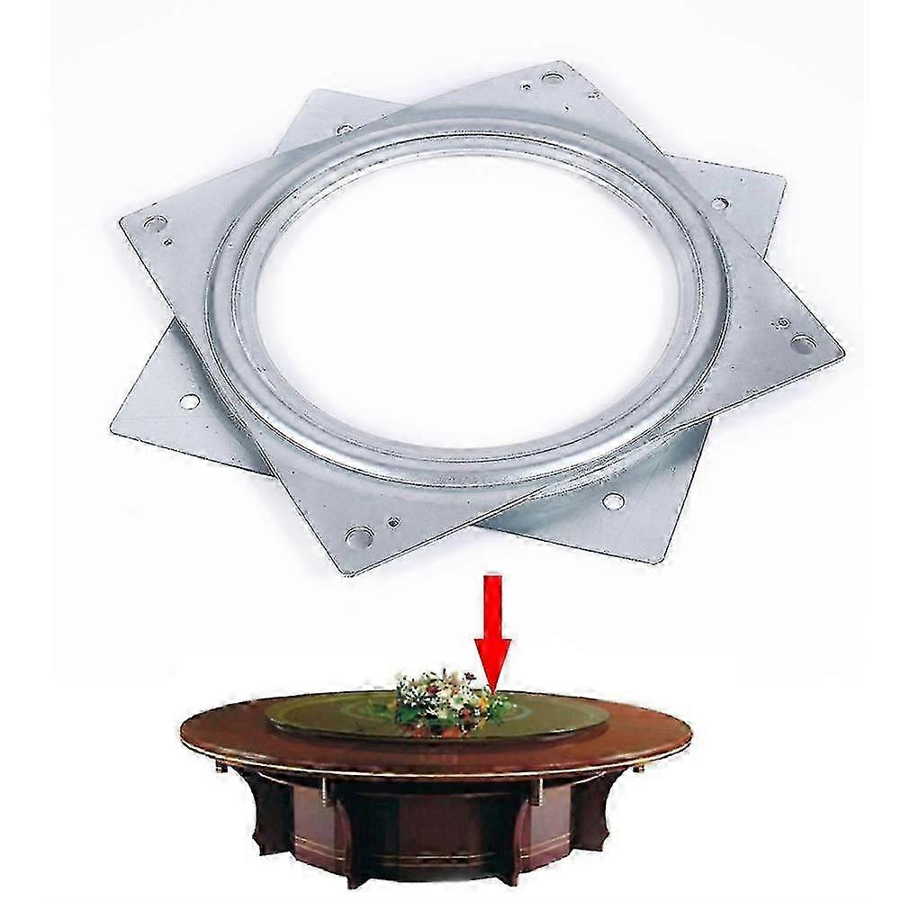 6 Inch Square Metal Rotating Swivel Plate Tv Desk Lazy Susan Turntable Bearing xi-Good