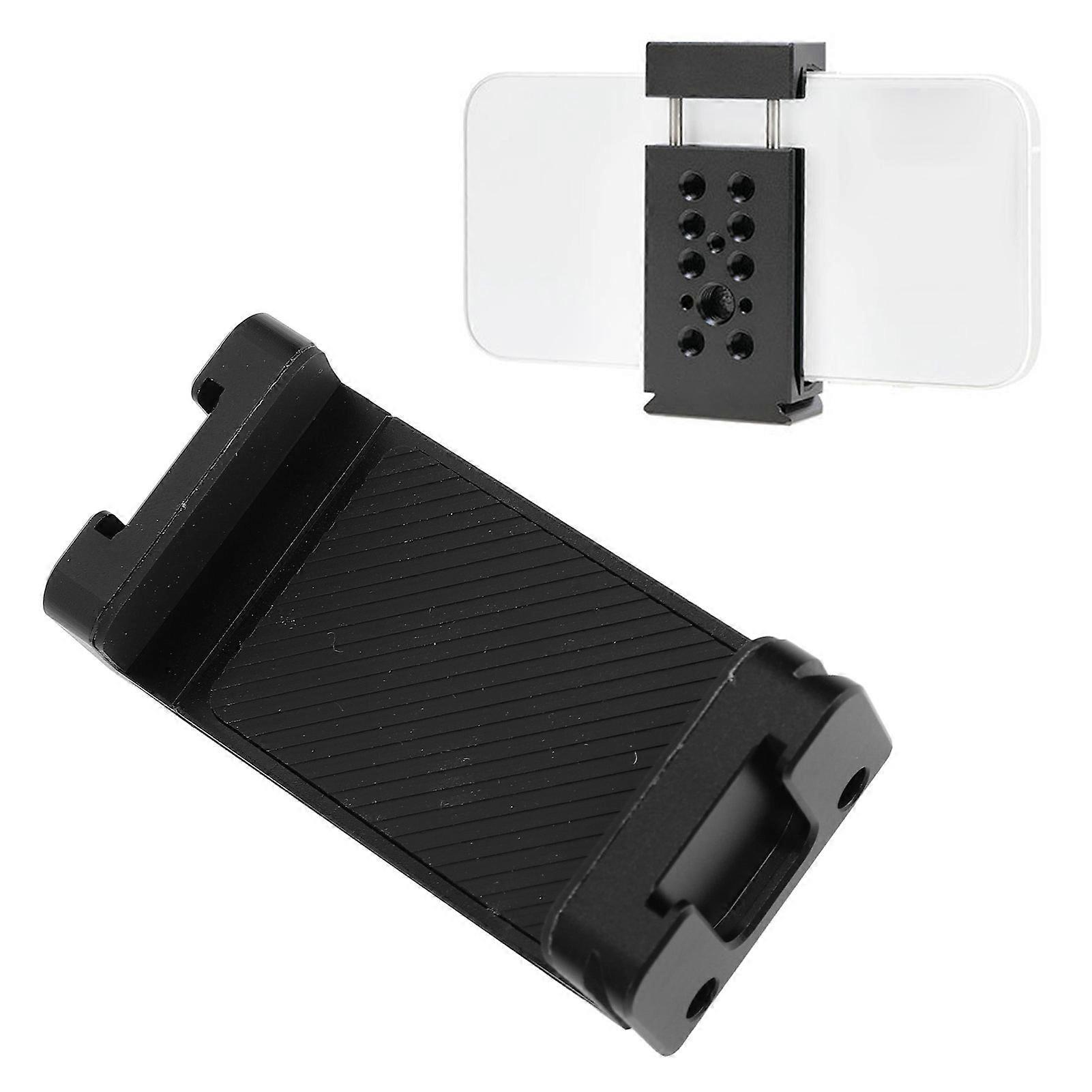 Metal Phone Tripod Mount Expandable Aluminum Alloy Vertical Horizontal Smartphone Tripod Adapter Clamp 