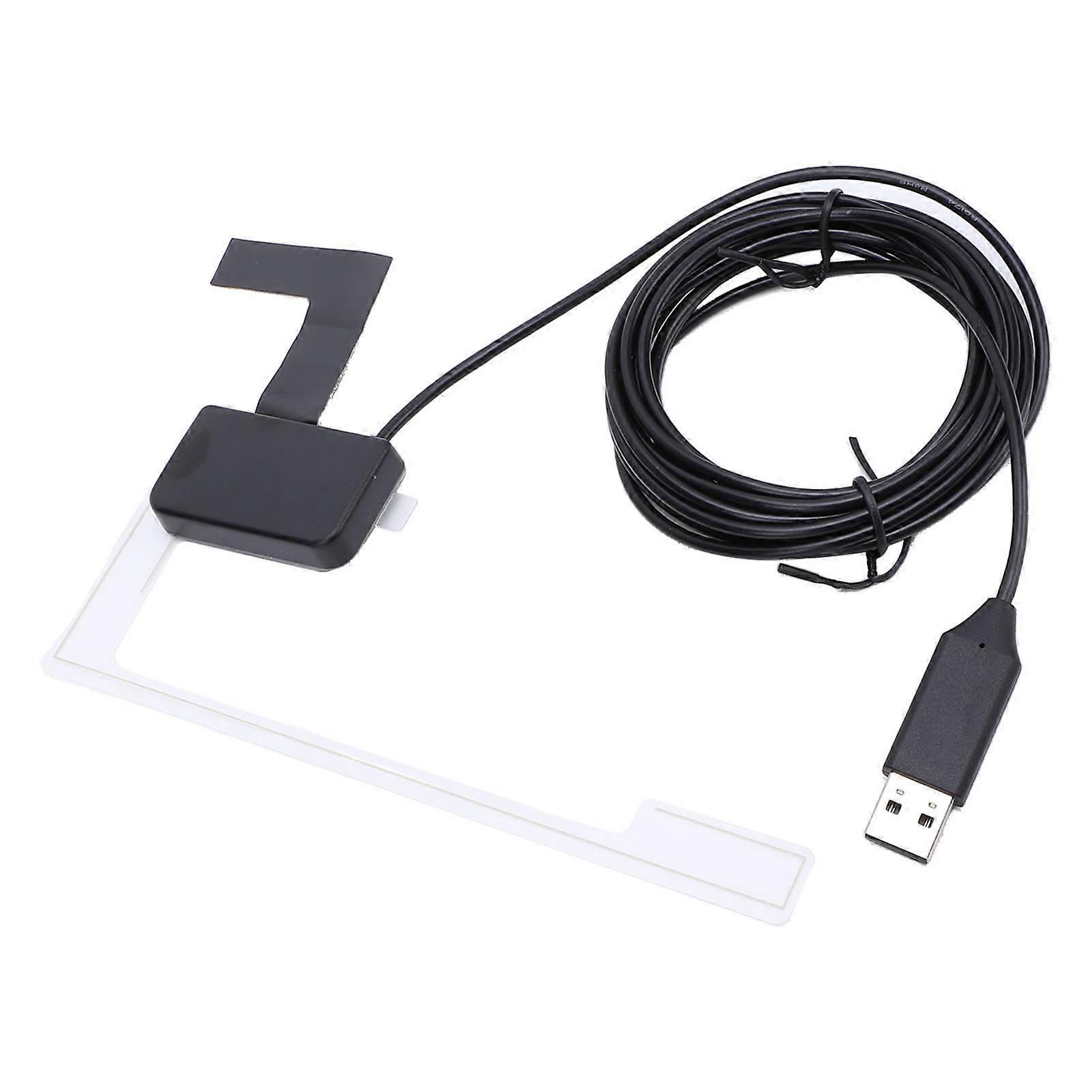 DAB Digital Radio Antenna Receiver 5V USB Interface DAB Receiver with MCX Antenna for Android 