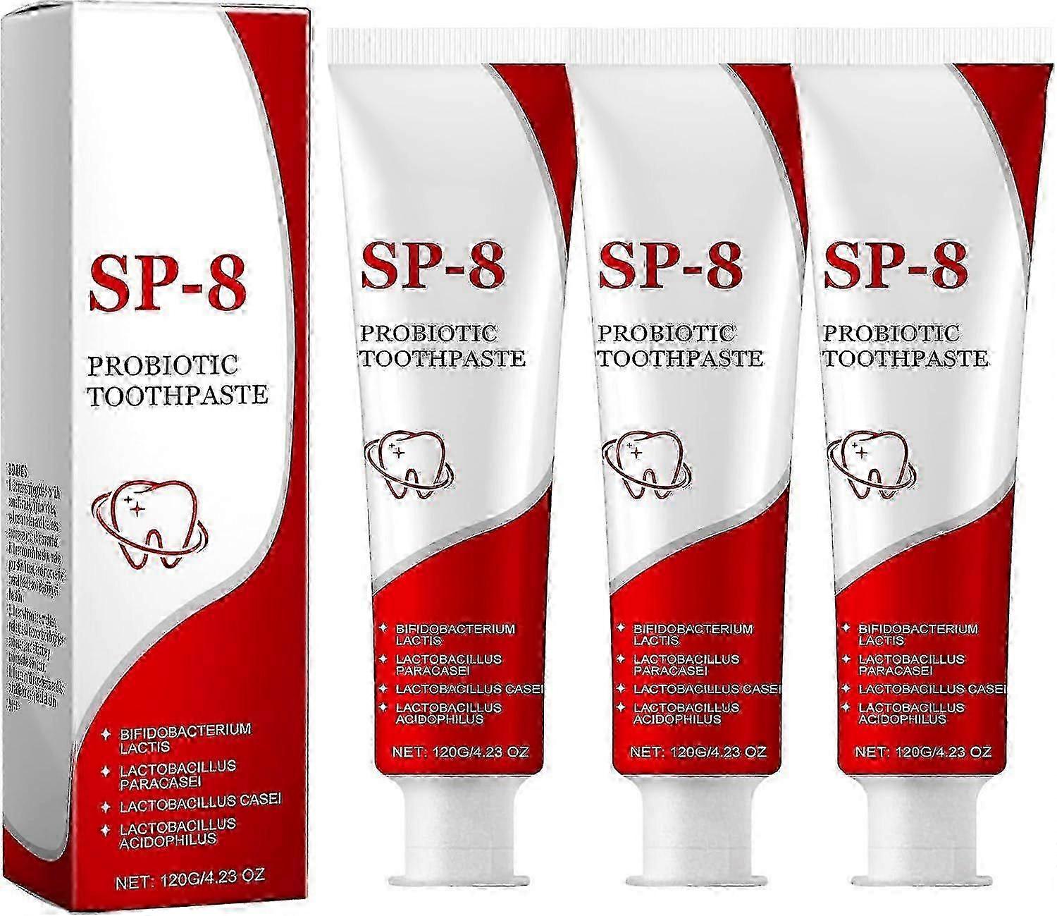 SP-8 Probiotic Toothpaste, Sp-8 Probiotic Whitening Toothpaste, SP8 Toothpaste Fresh Breath, Deep Cleaning Care Toothpaste