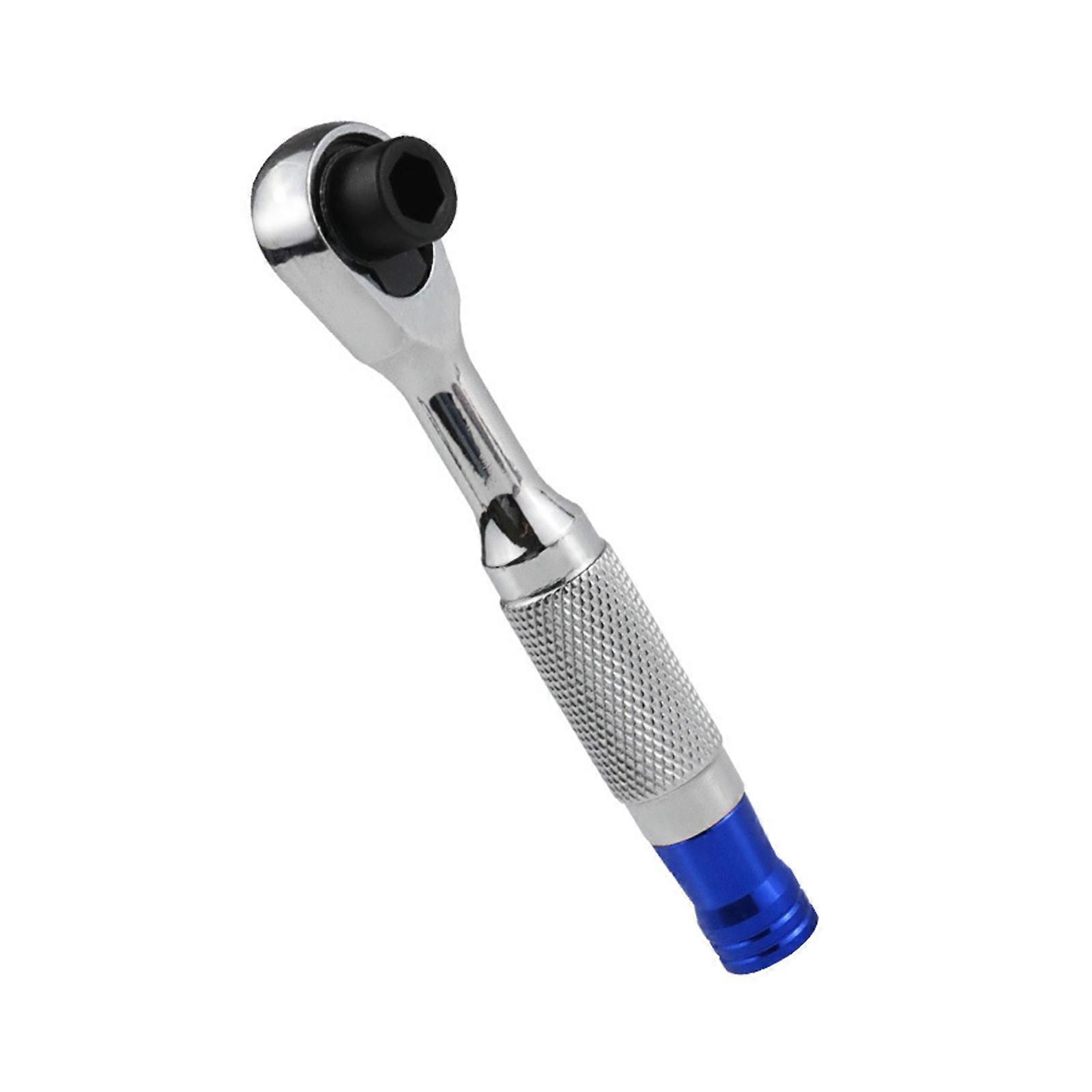 2 in 1 Reversible Ratcheting Wrench Socket 72 Tooth Quick Releasing Ratcheting Wrench Extension for Automotive Repair Multicolor