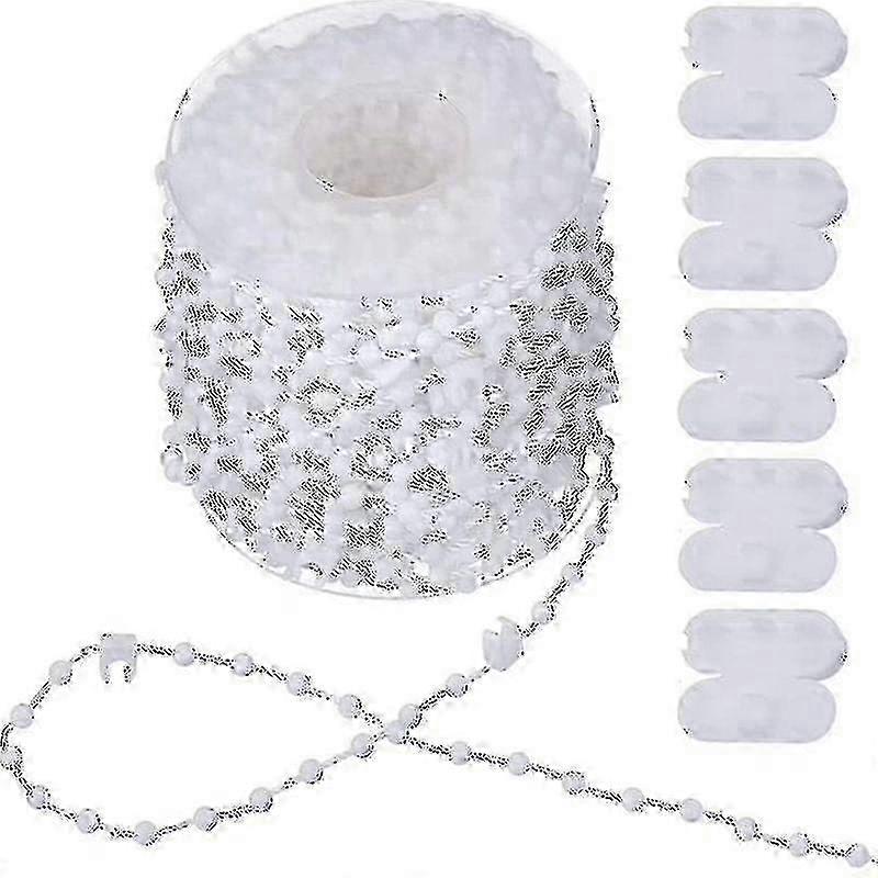 20 Meters Vertical Blind Bottom Chain Links With 5 Pieces Plastic Chain Connectors For 89mm Slats, Chain Clasp Accessories For Vertical Slat Curtain S