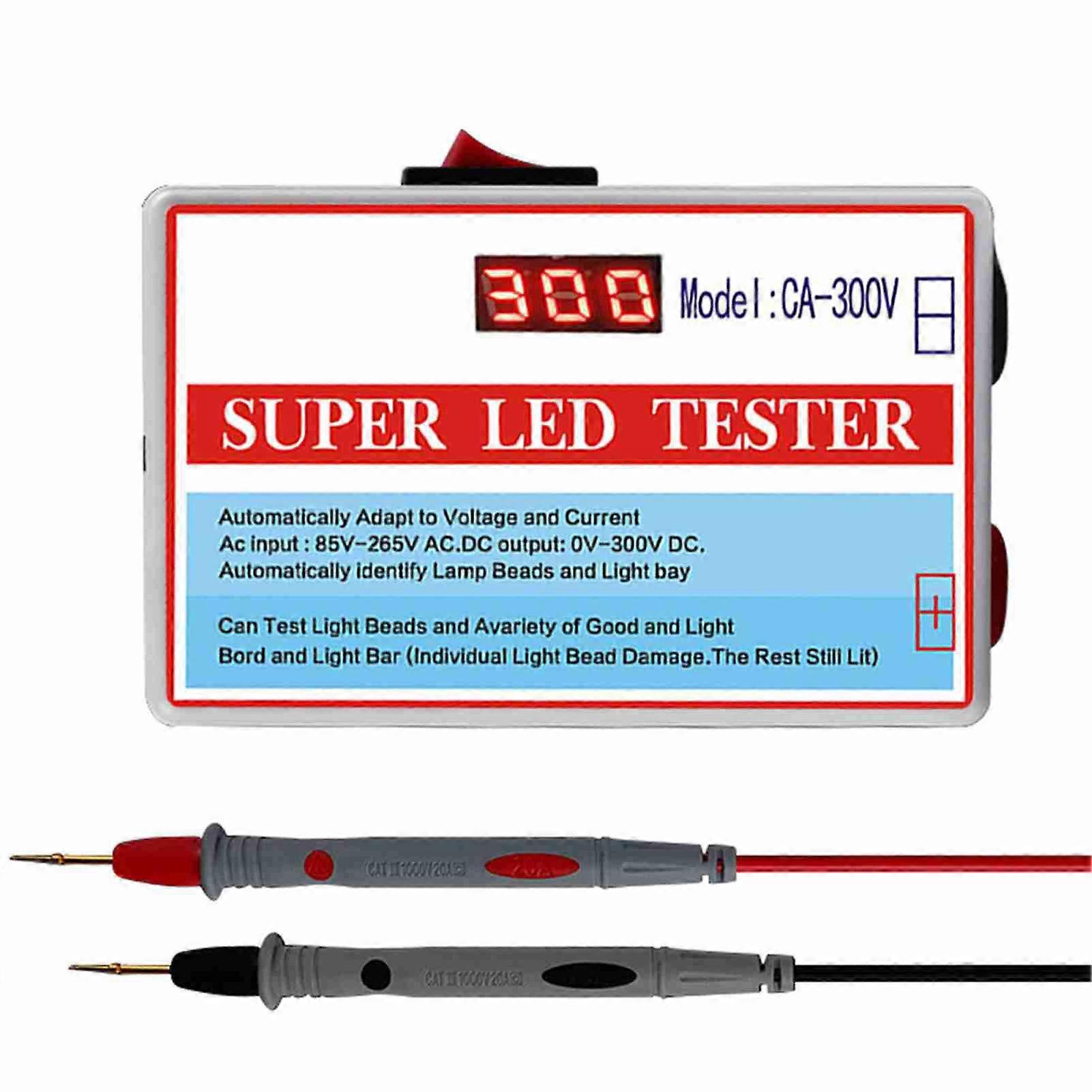 Portable LED tester for lamp beads – Voltage tool for TV backlight & strip testing