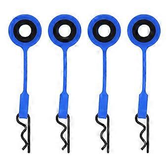 4PCS RC Body Clips Pins RC Car Shell Body Fixed Clips Retainer Silicone Metal Universal for 1/10 Mod