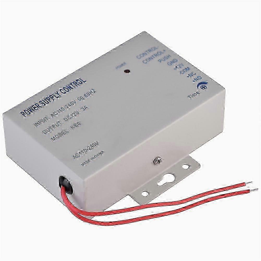 Input AC110V‑240V Output DC 12V 3A 30W Power Supply Controller for Door Access Control System