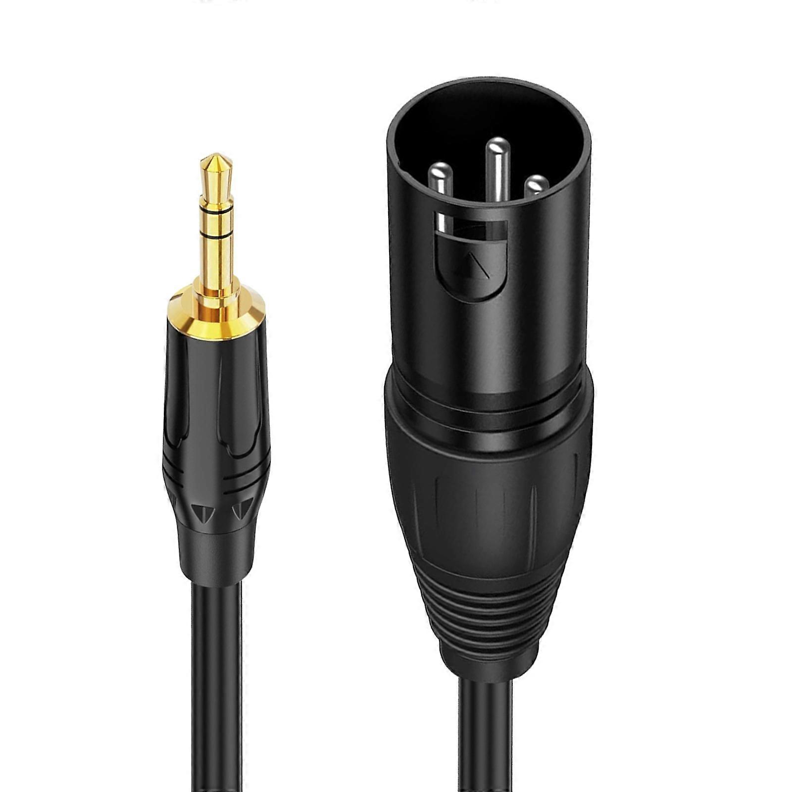 3.5mm TRS To 3Pin Adapter Cable Balanced 3Pin Line For Clear Signal Transmission Cable Multicolor