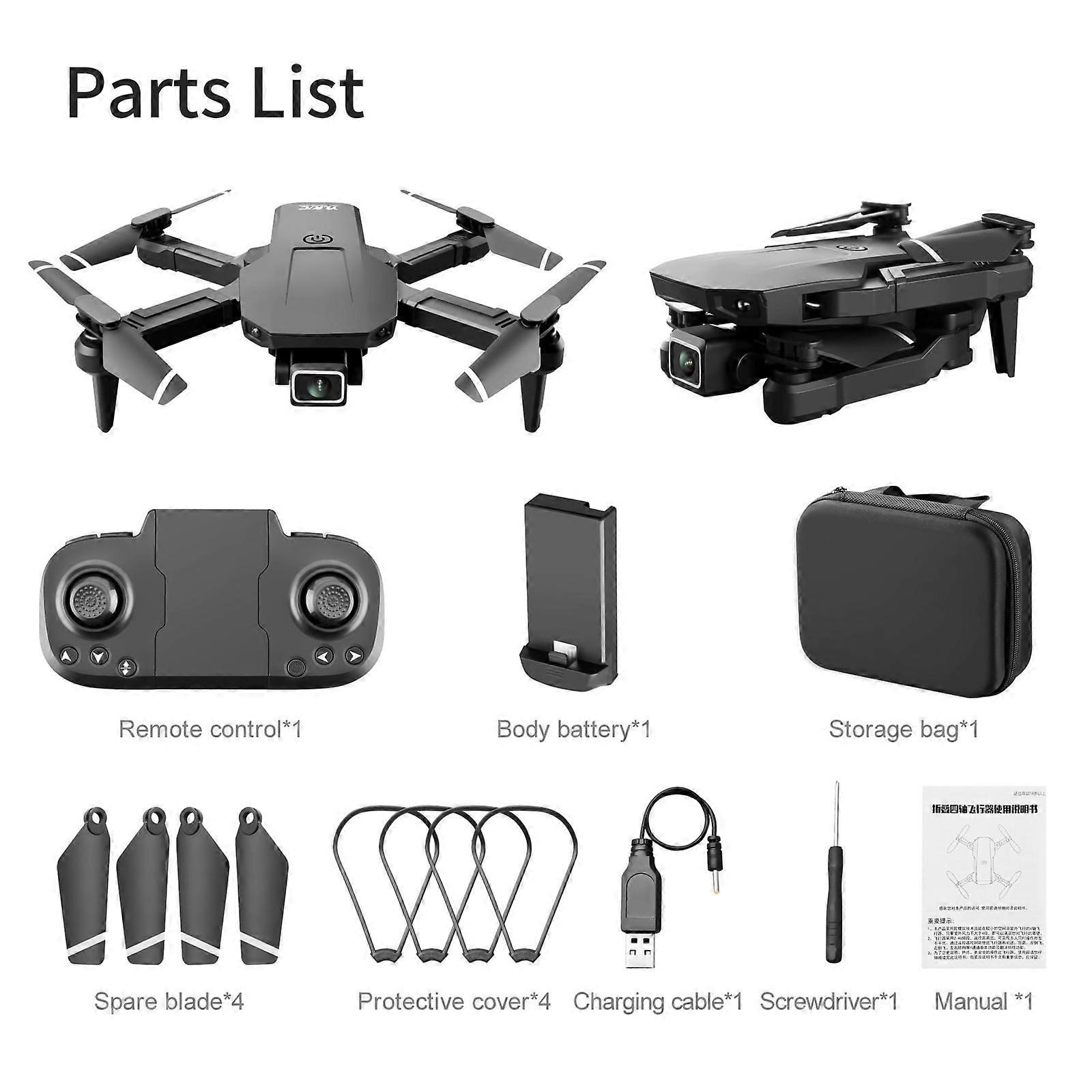 Cyber Monday Deals 2024: Viflosae Drone with HD Camera, Folding Design, Aerial Photography UAV (Single Version), Compatible with Kids 8-12 & Adults
