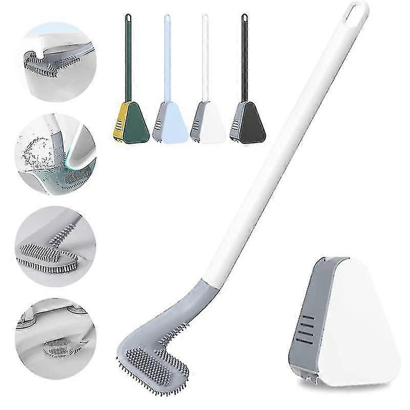 سيليكون المرحاض فرشاة وحامل المرحاض وعاء الأصدقاء فرشاة التنظيف فرشاة عدم الانزلاق الحمام المرحاض