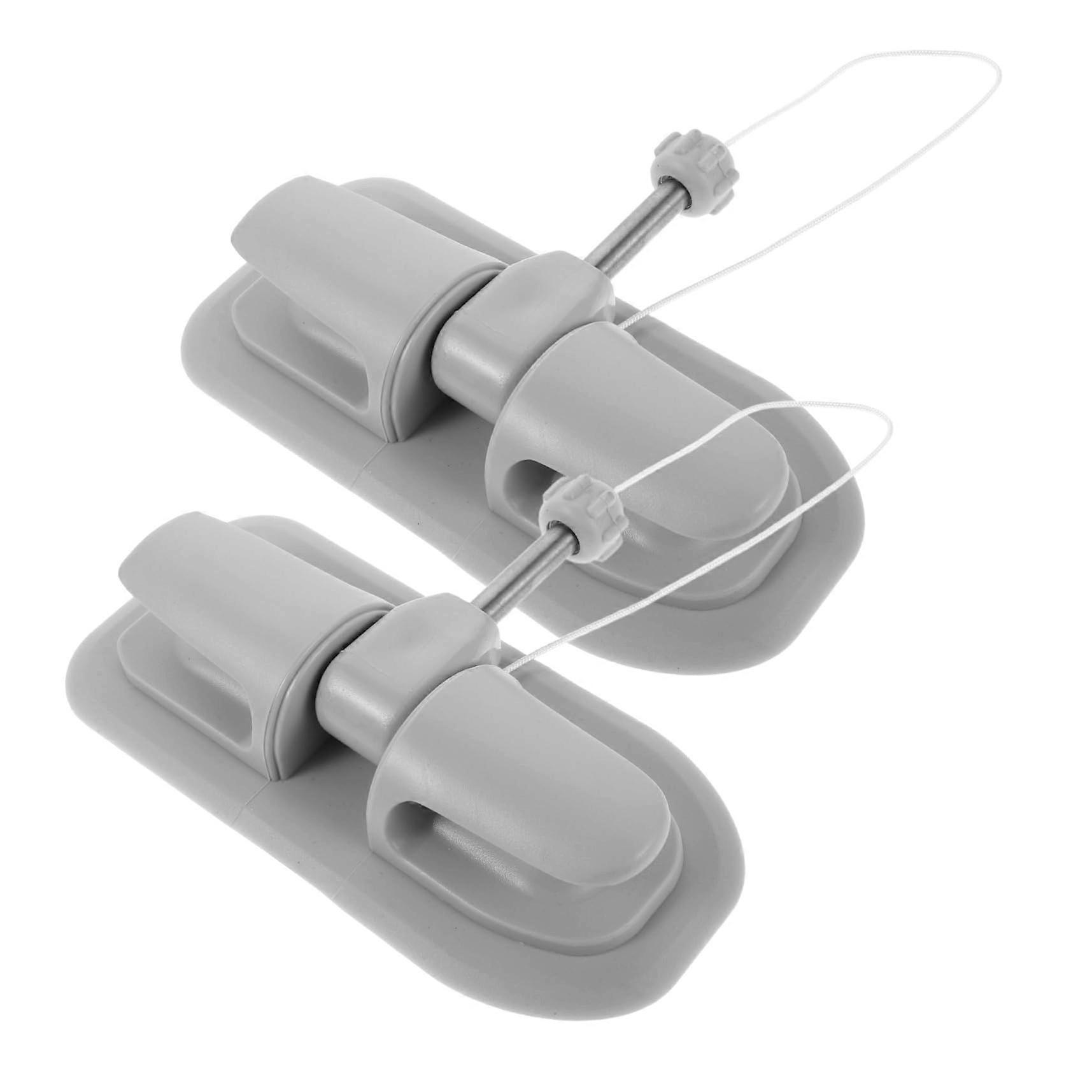 2 Pack Kayak Paddle Holders Aluminum Alloy PVC Oar Locks for Canoe Inflatable Boat Accessory