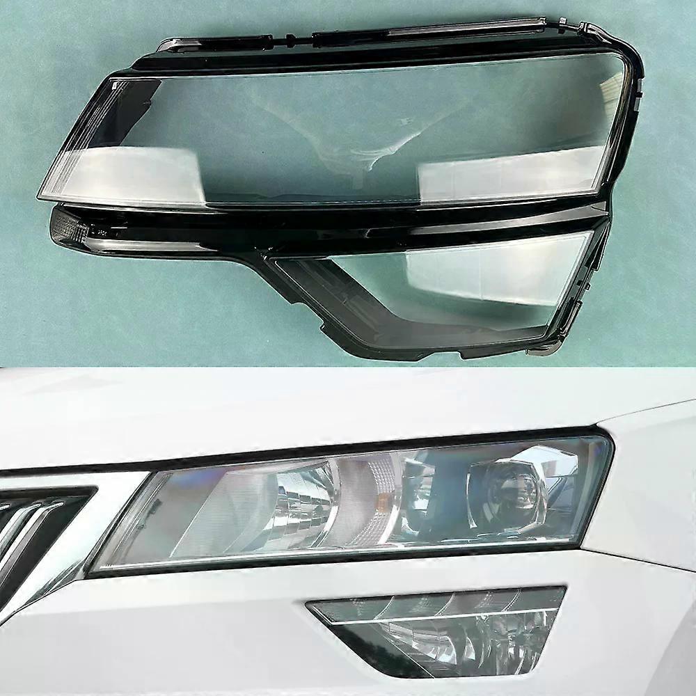 For Skoda Karoq 2018-2022 Headlamp Cover Lampshade Lamp Headlight Shell Lens Plexiglass Replace Original Lampshade