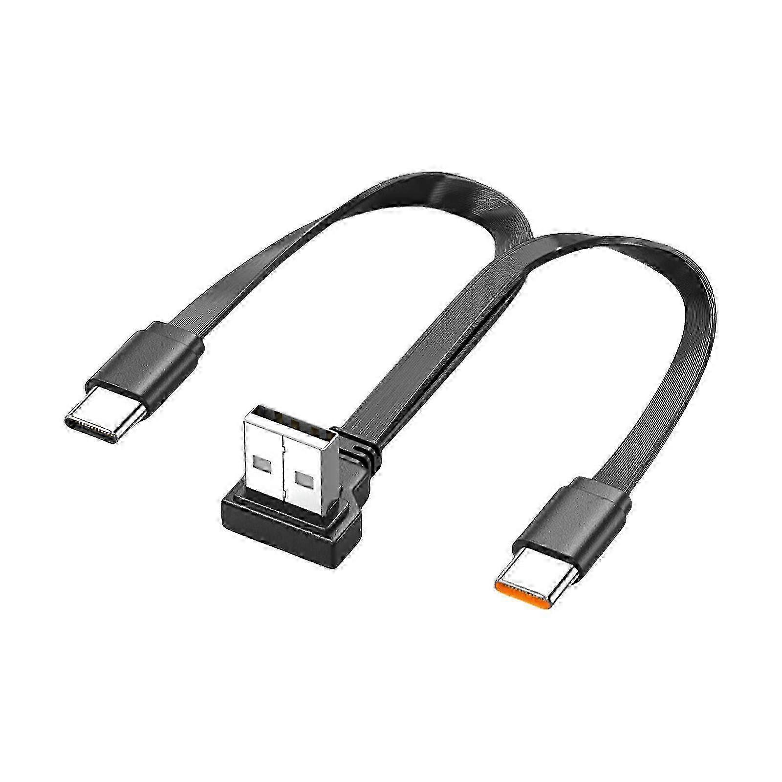 Multi USB C Cable 2 in 1 Multiple Type C Charging Cable 65W Double Splitter USB C Silicone Cable USB A to Double USB C Port