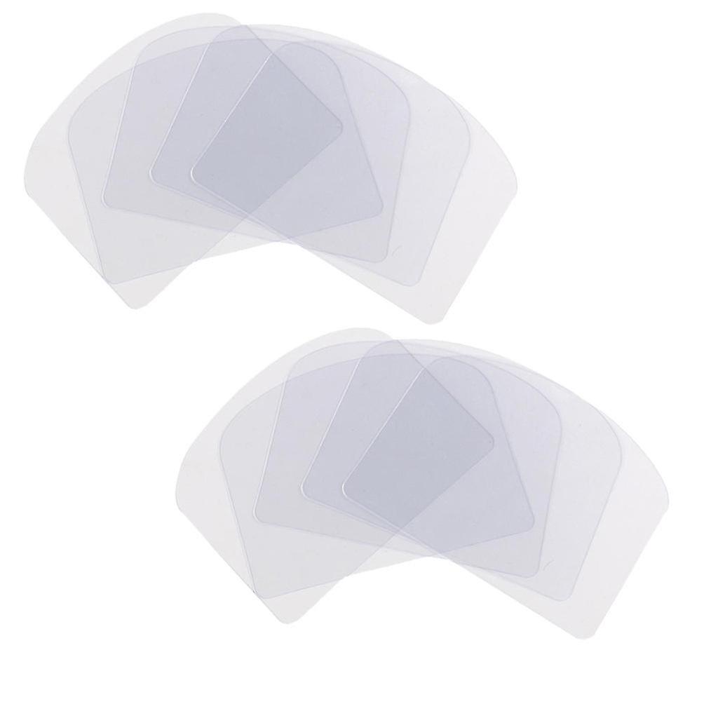 Flexible Transparent Cake Scraper Baking Plain Smooth Jagged Spatulas 10pc Q