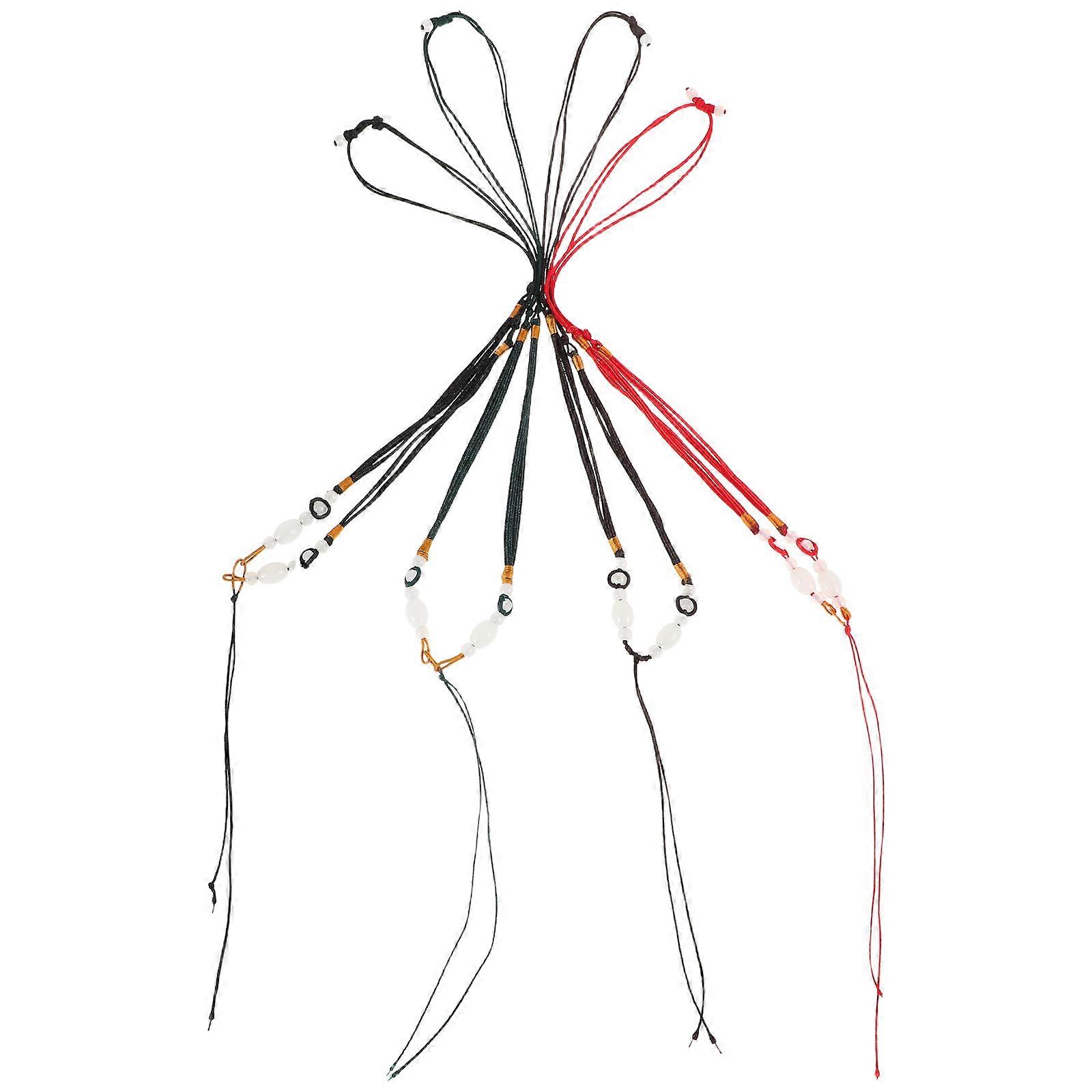 Handcrafted Ocarina Strap for Decoration 4Pcs with Stone Beads