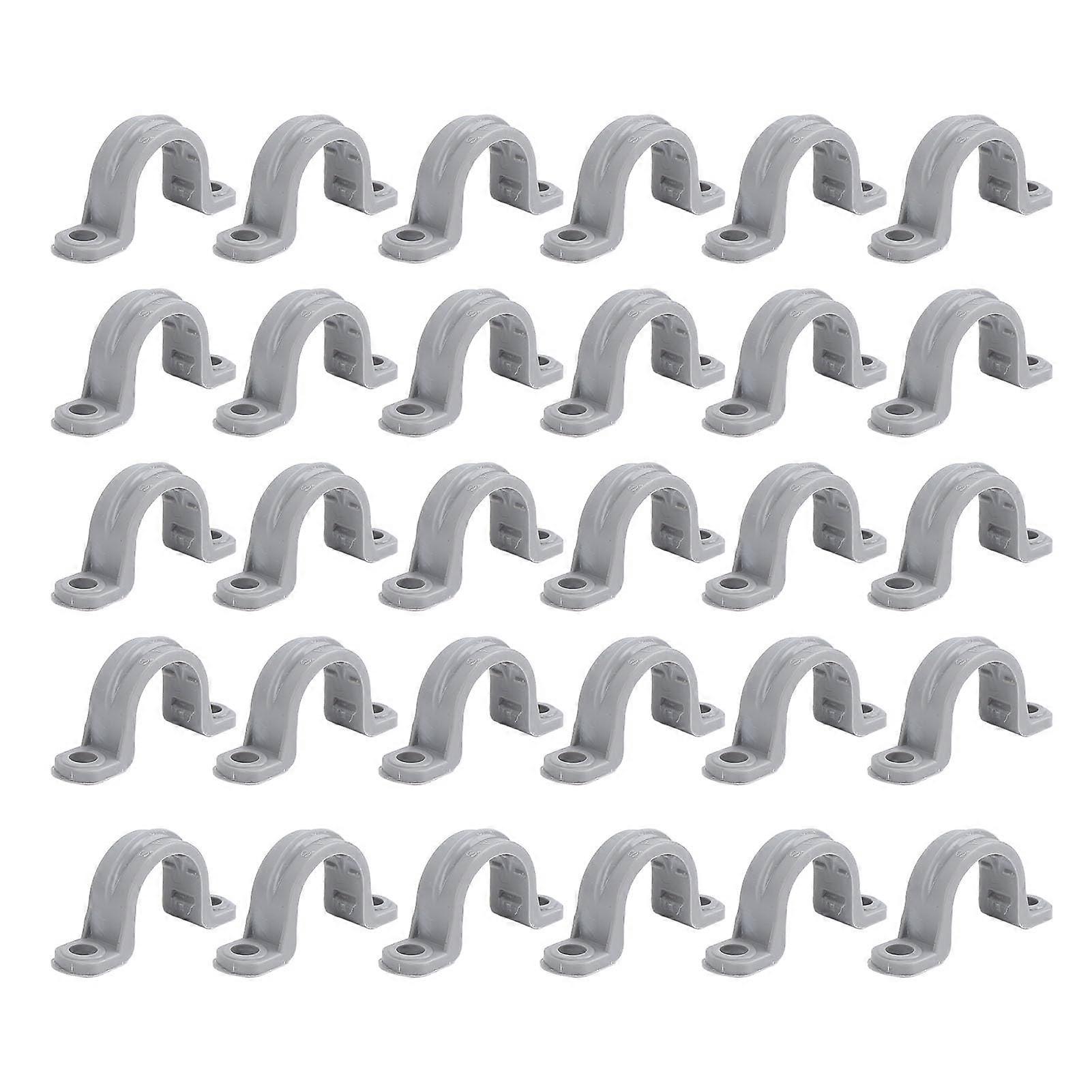 PVC Tube Mount Clamp for Cooling Systems, 30 Pack, Strong Grip