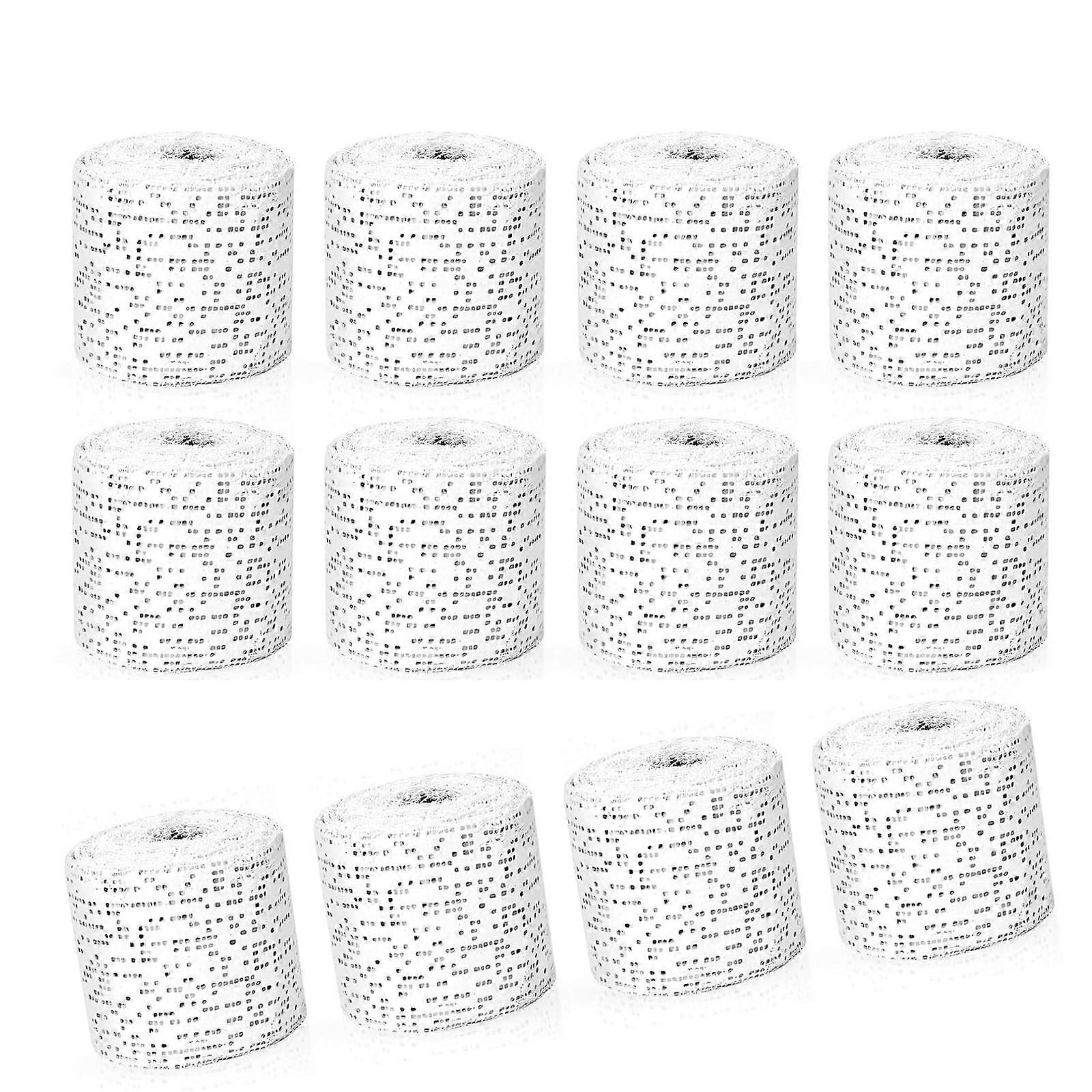 12Pcs Plasters Bandage Rolls for Crafting Art Projects Quick Drying and Easy to Shape Belly Cast Mask Making Sculptures Multicolor